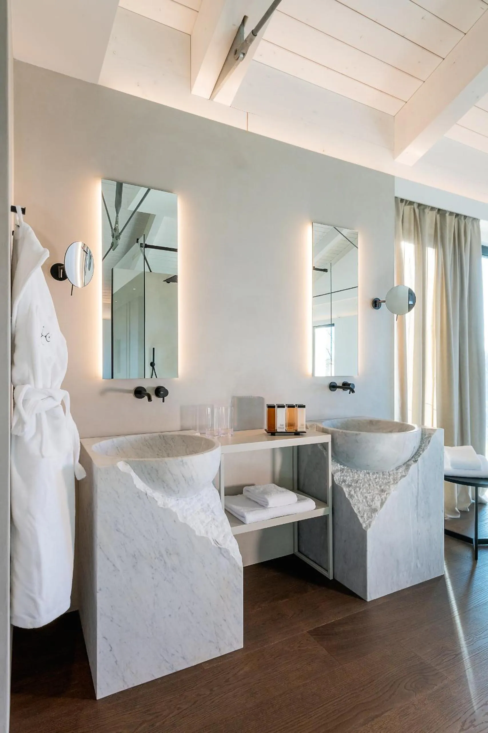 Bedroom, Bed in Le Cattedrali Relais by Laqua Collection