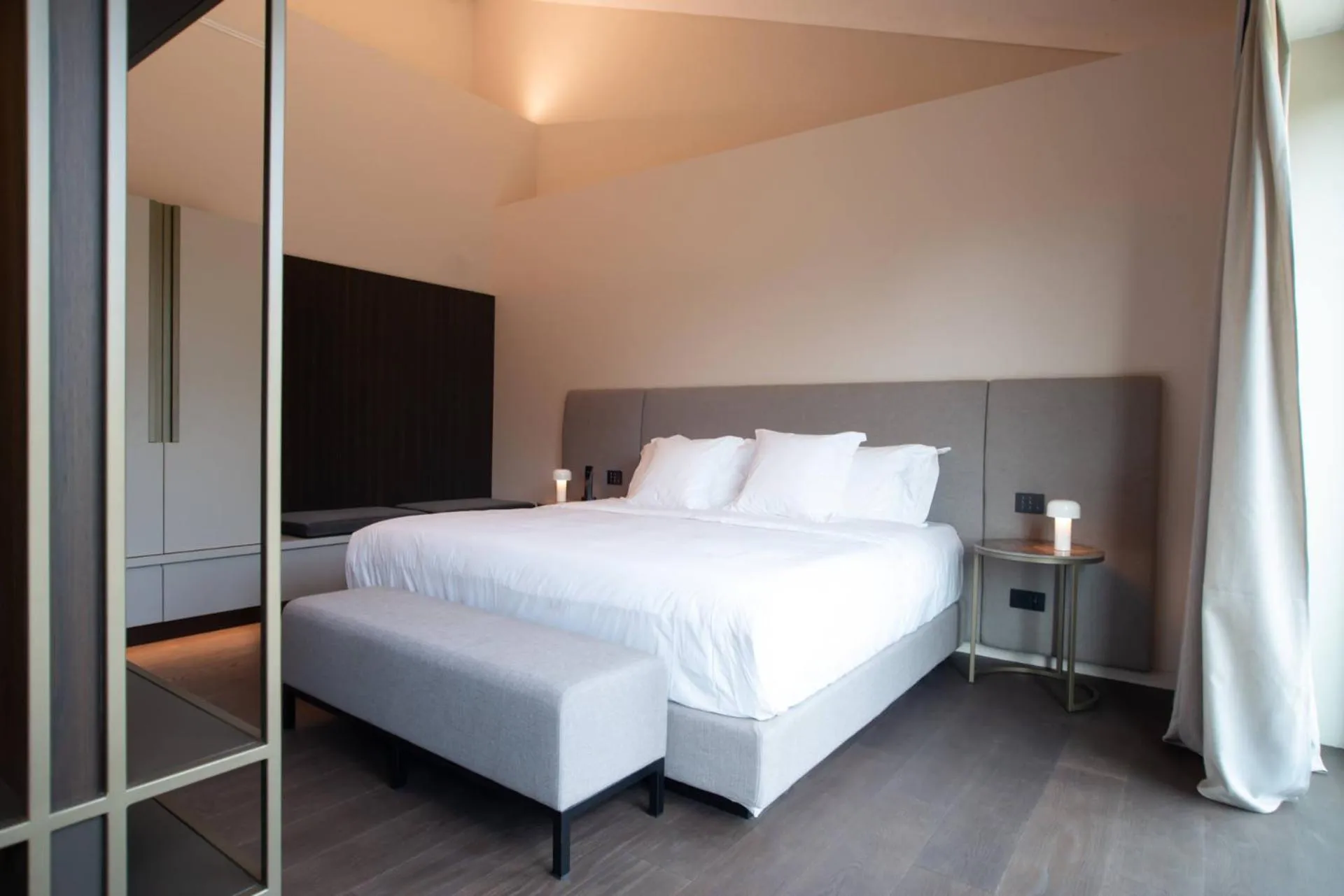 Bedroom, Bed in Le Cattedrali Relais by Laqua Collection