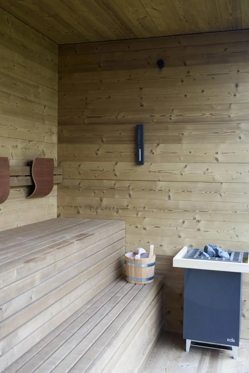 Sauna in Le Cattedrali Relais by Laqua Collection