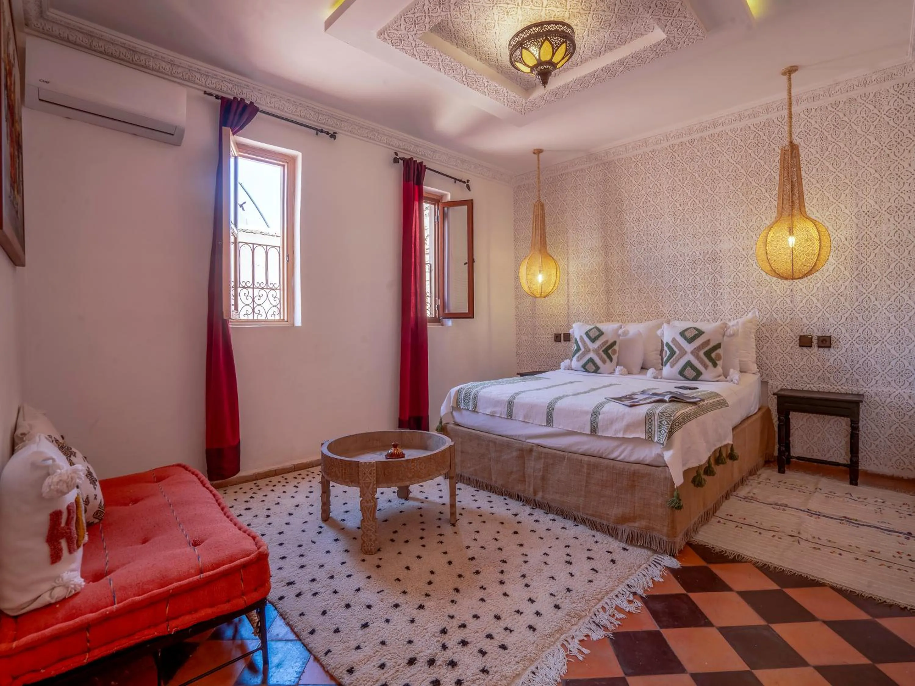 Bed in Riad Dar Nakhla