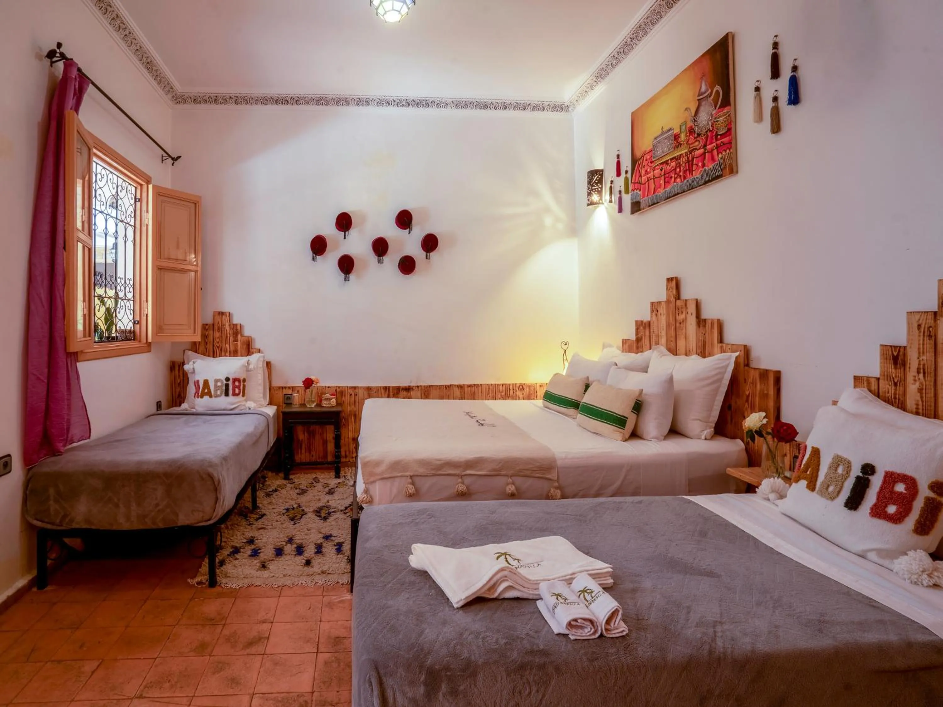 Bed in Riad Dar Nakhla