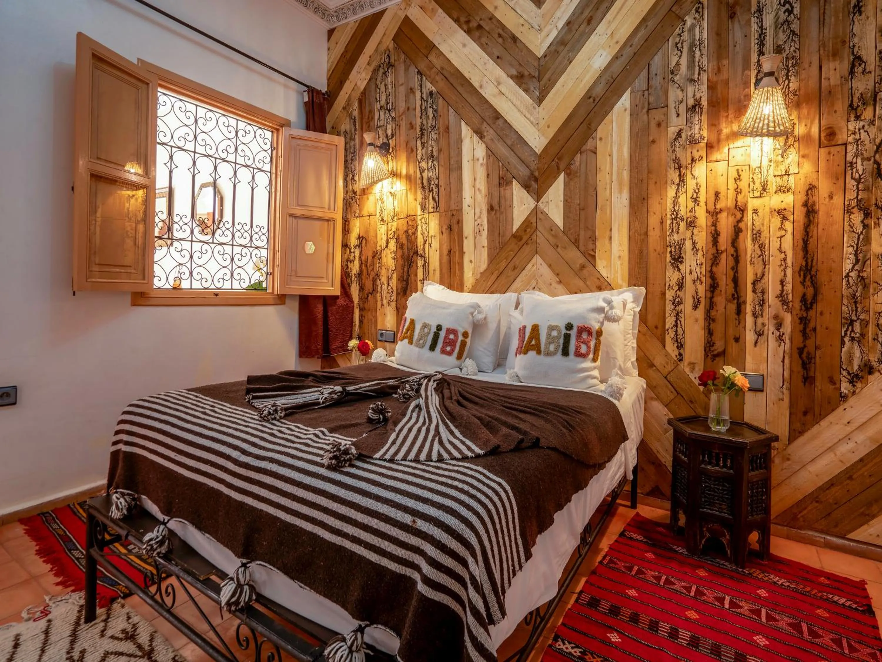 Bed in Riad Dar Nakhla