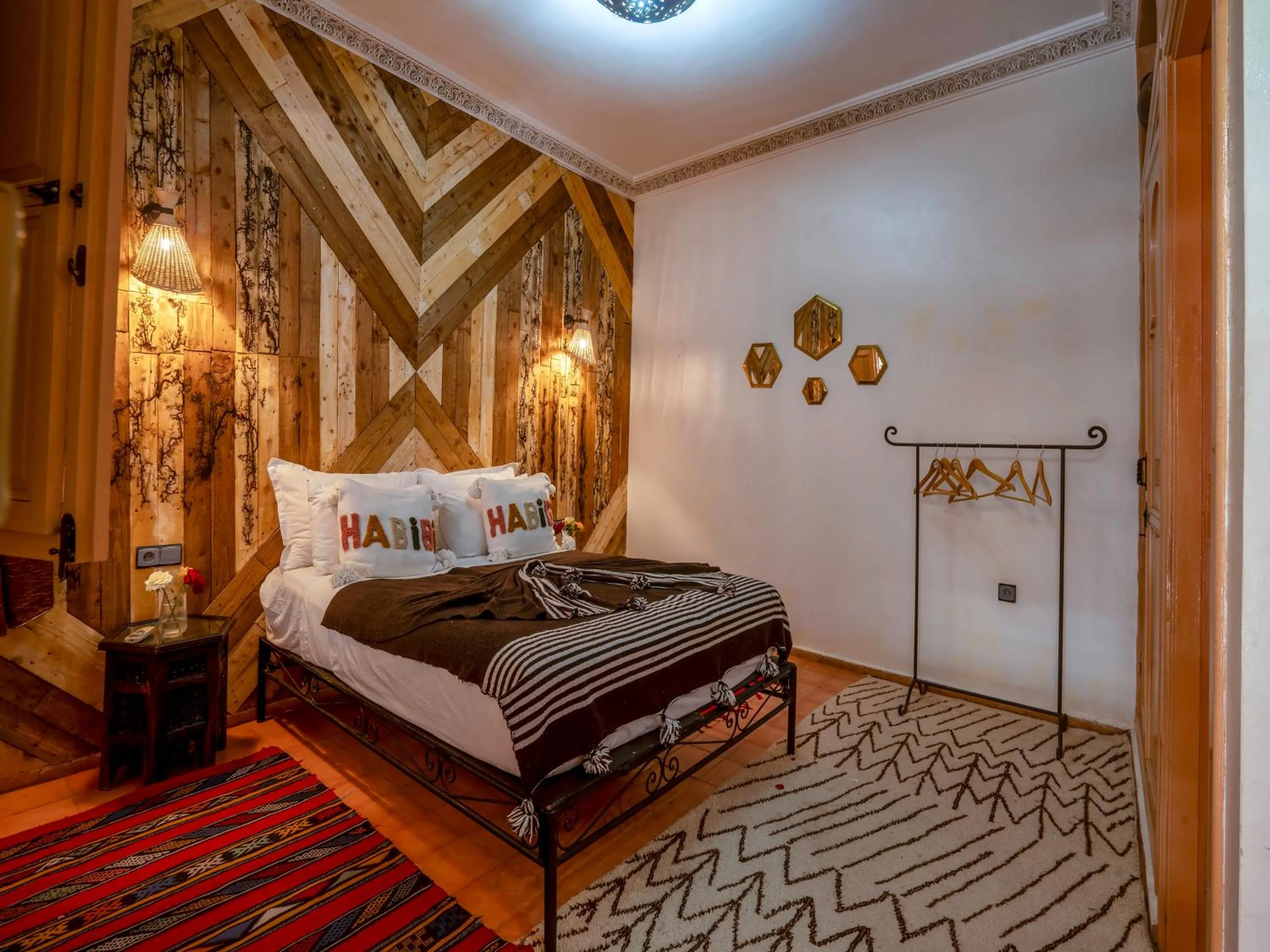 Bed in Riad Dar Nakhla