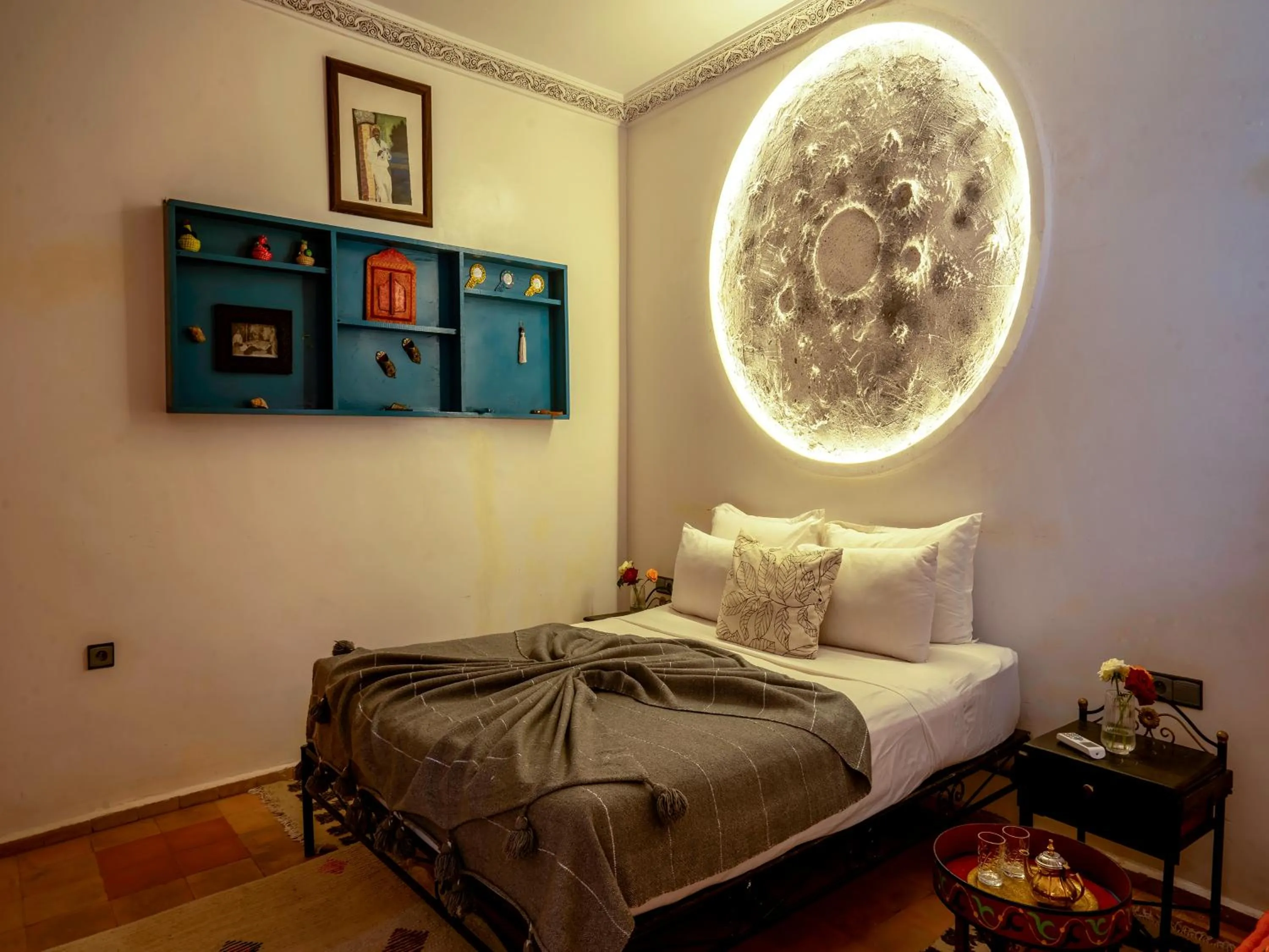 Bed in Riad Dar Nakhla