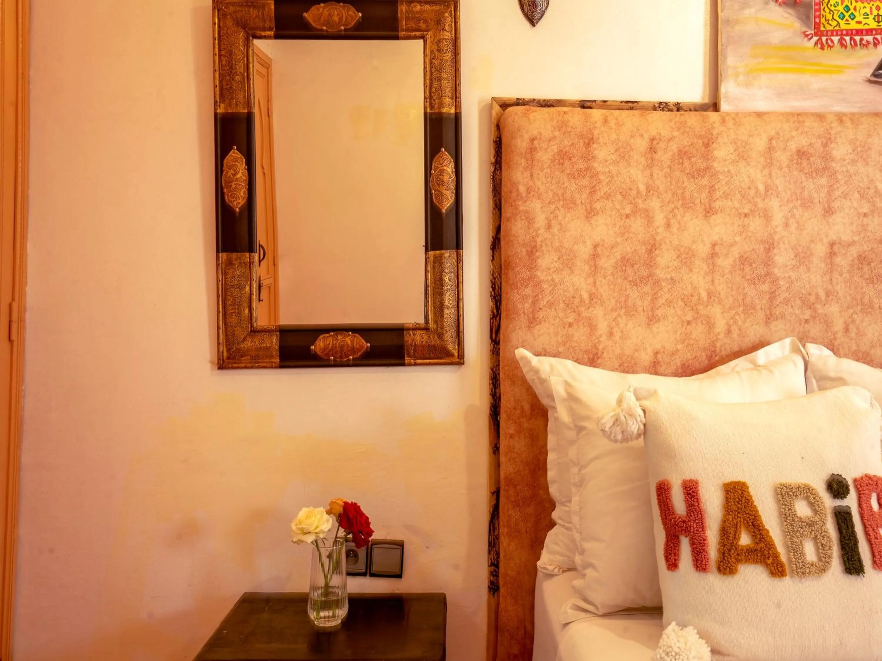 Bed in Riad Dar Nakhla