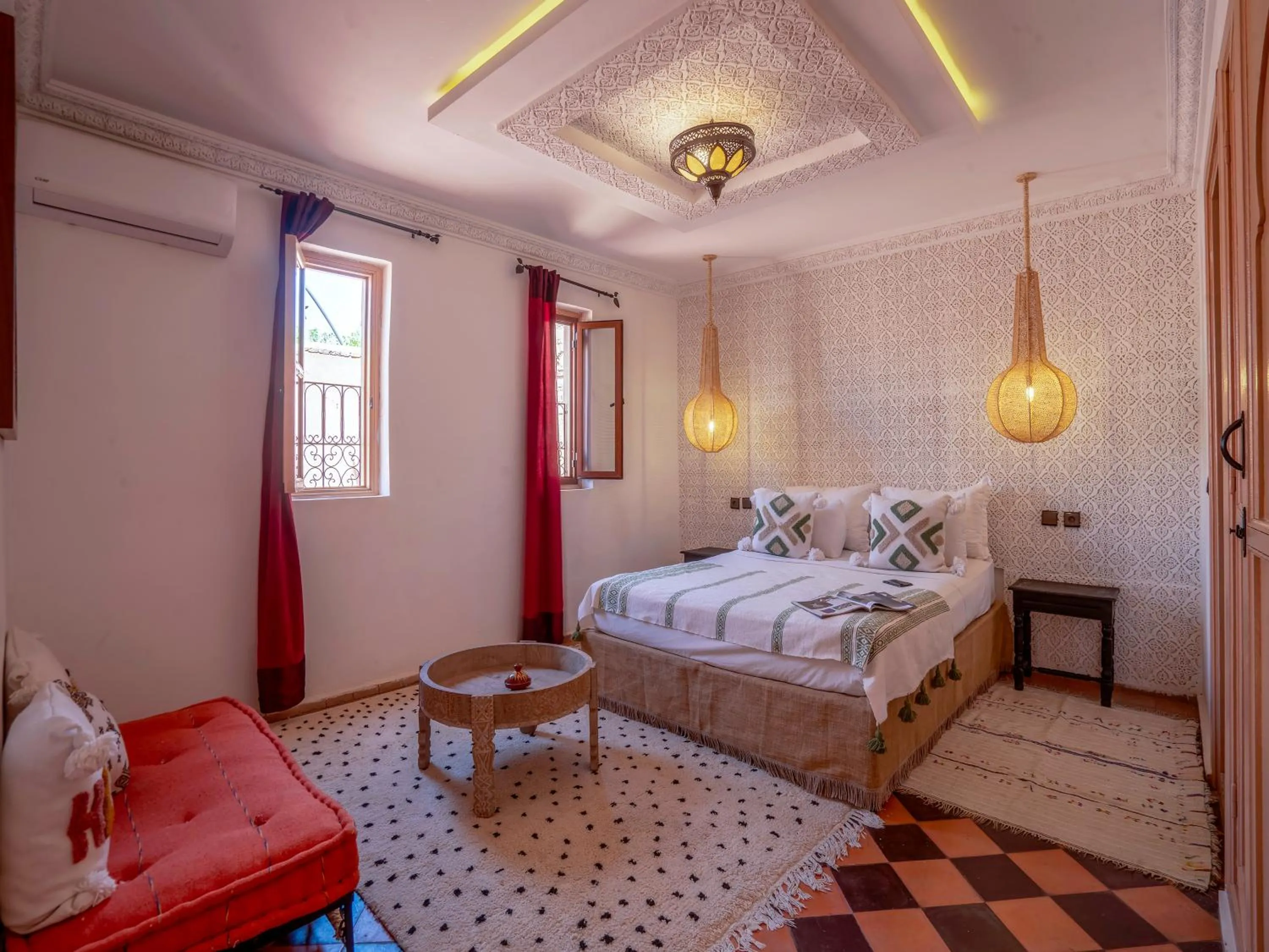 Bed in Riad Dar Nakhla
