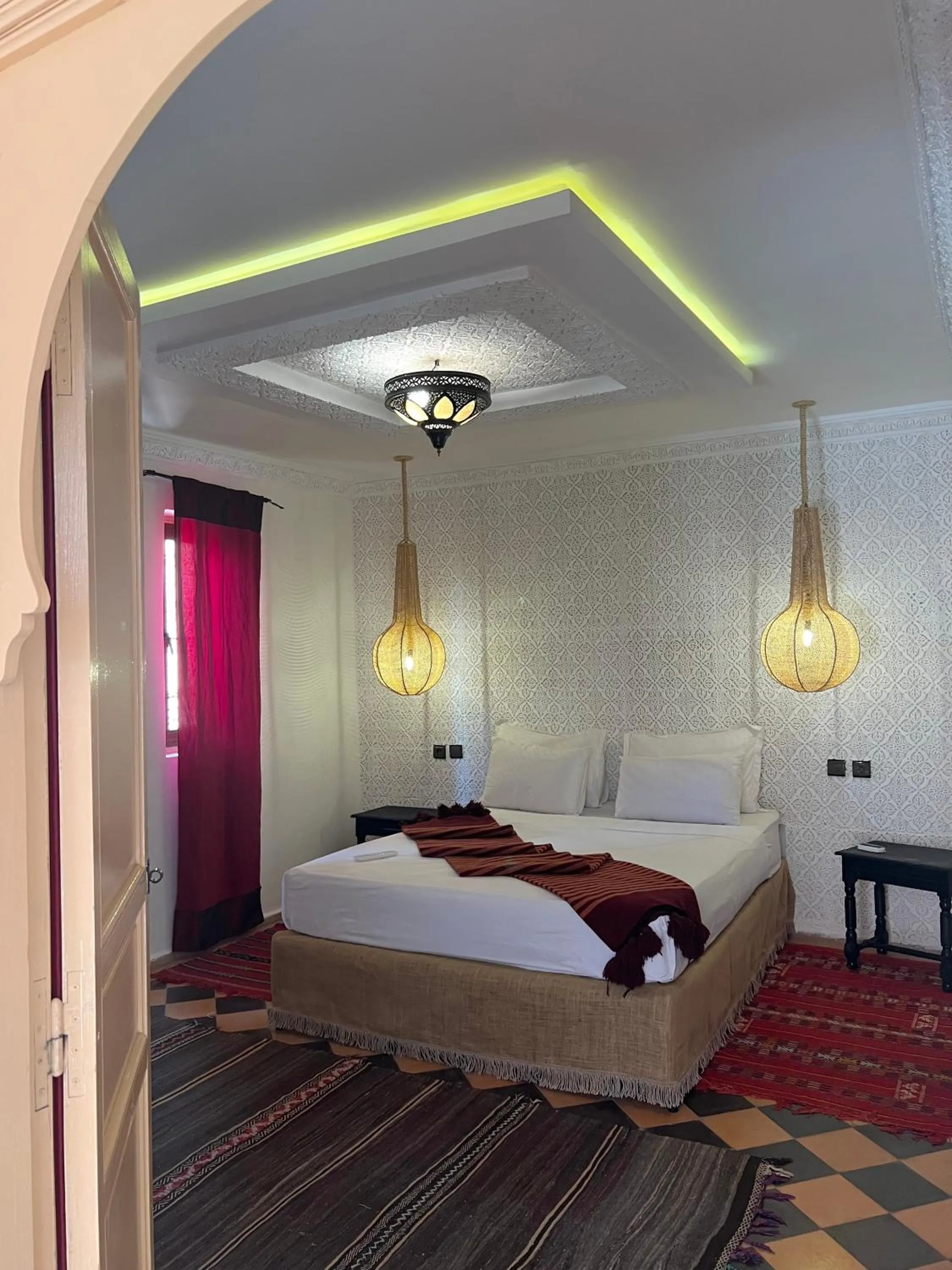 Bed in Riad Dar Nakhla