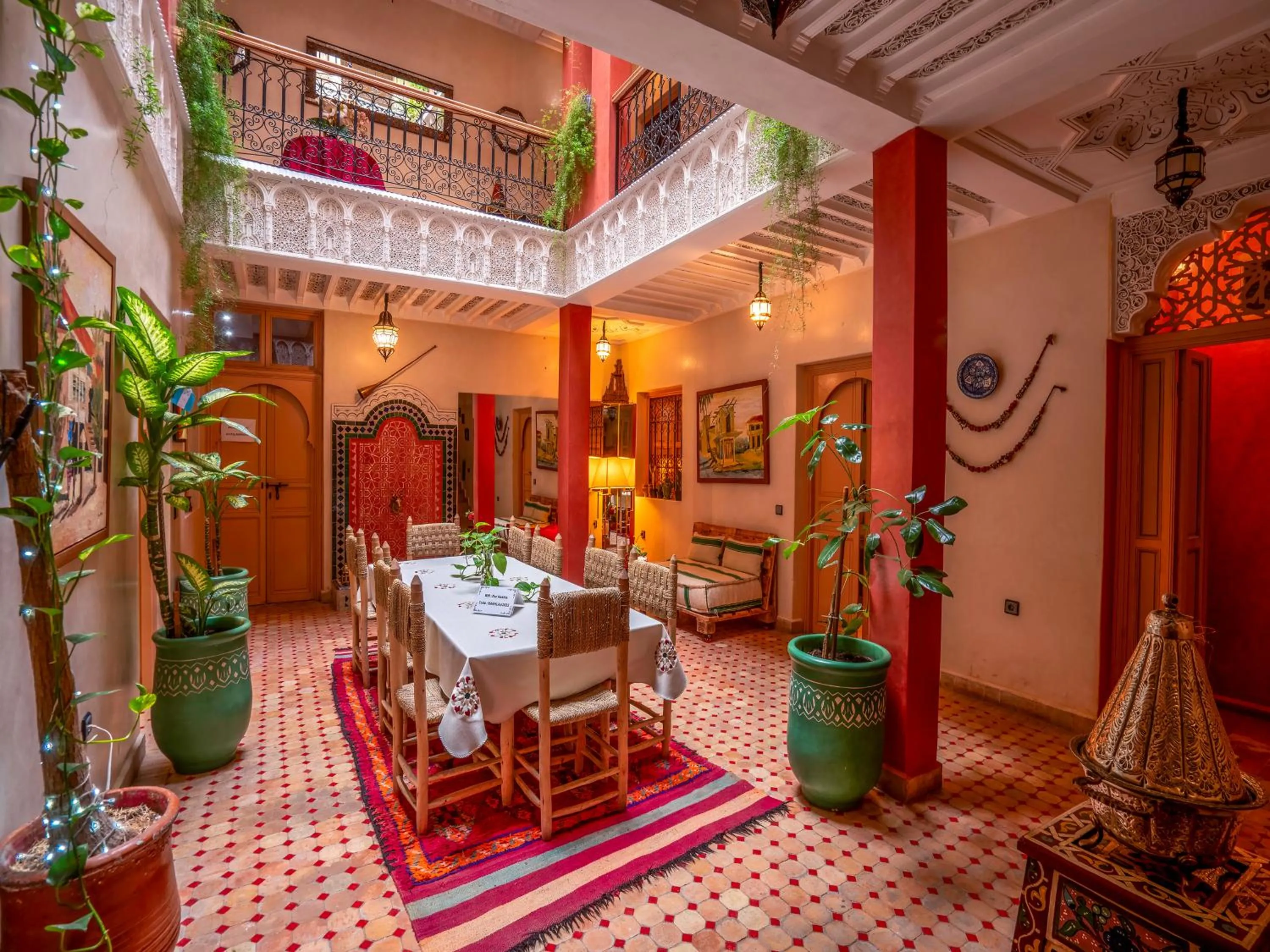 Living room in Riad Dar Nakhla