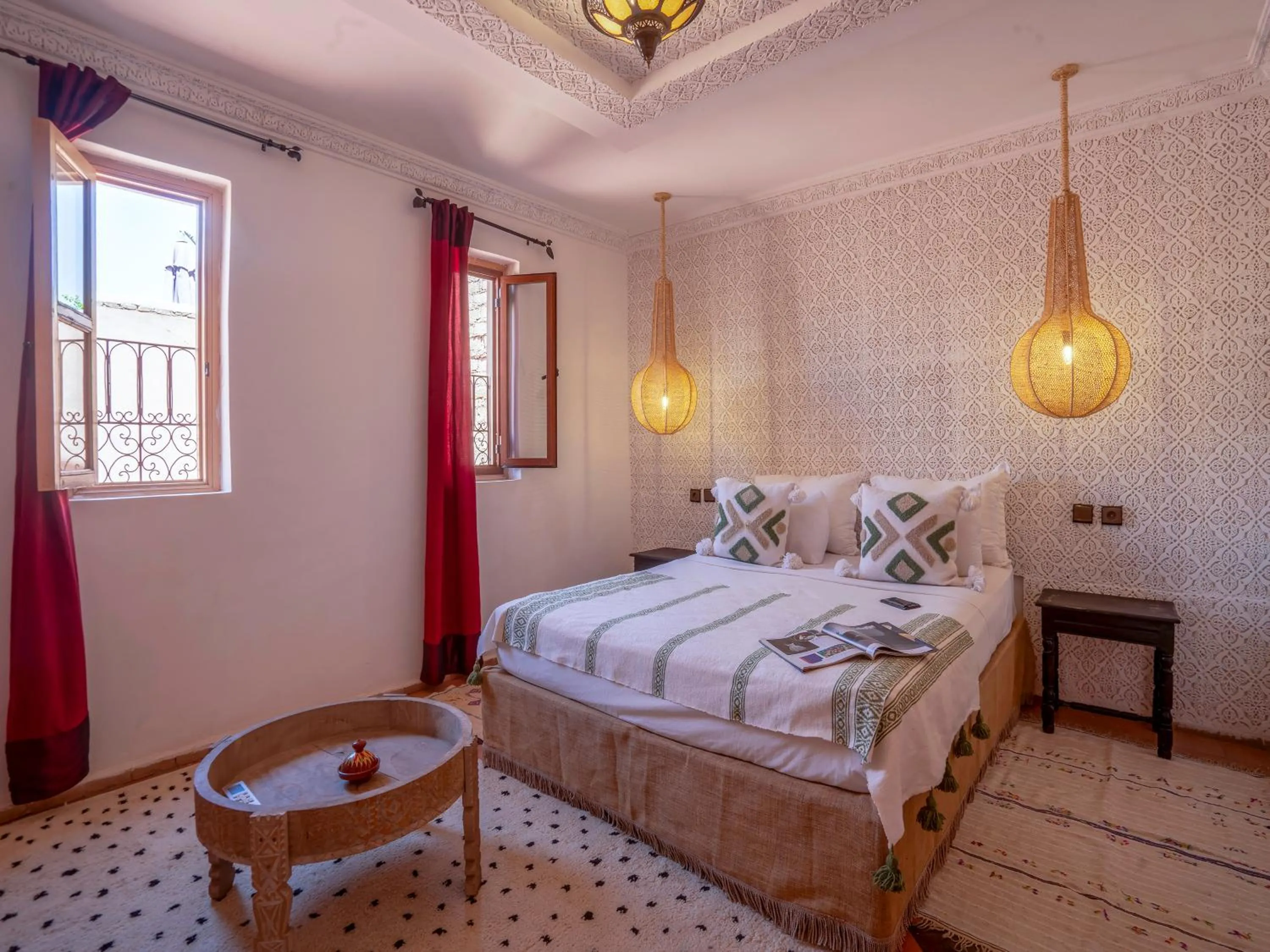 Bed in Riad Dar Nakhla