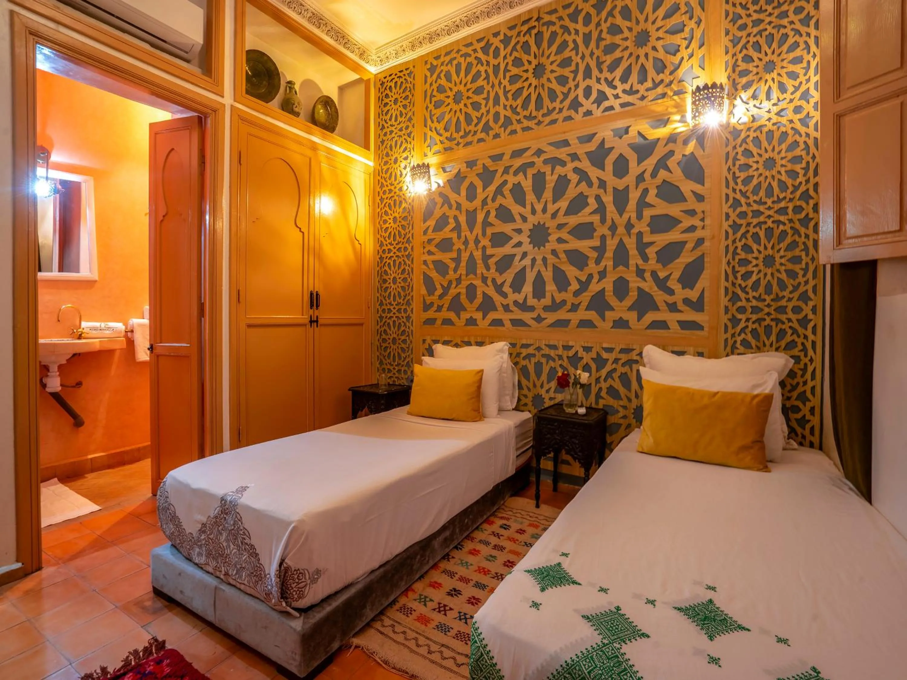 Bed in Riad Dar Nakhla