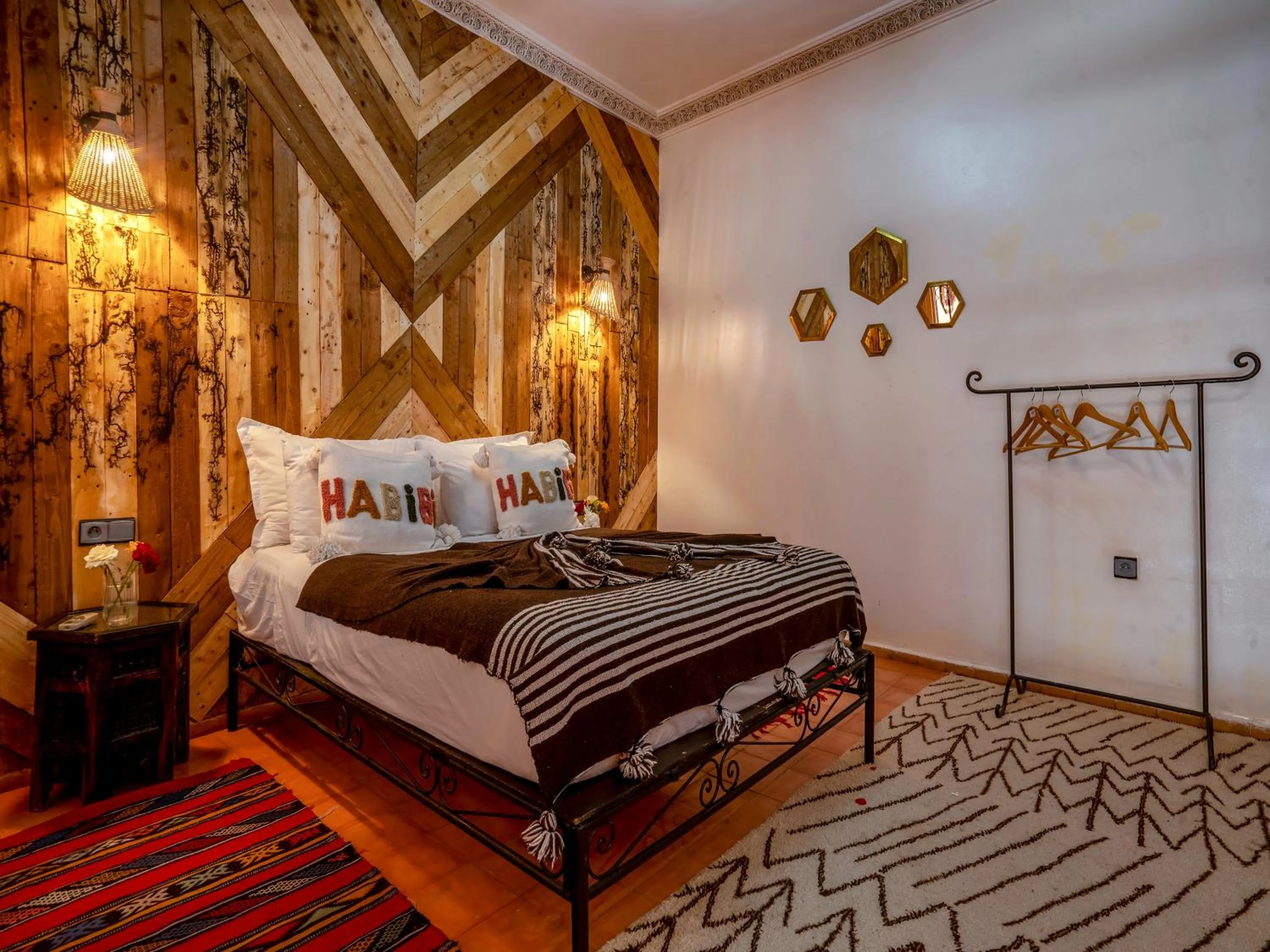 Bed in Riad Dar Nakhla