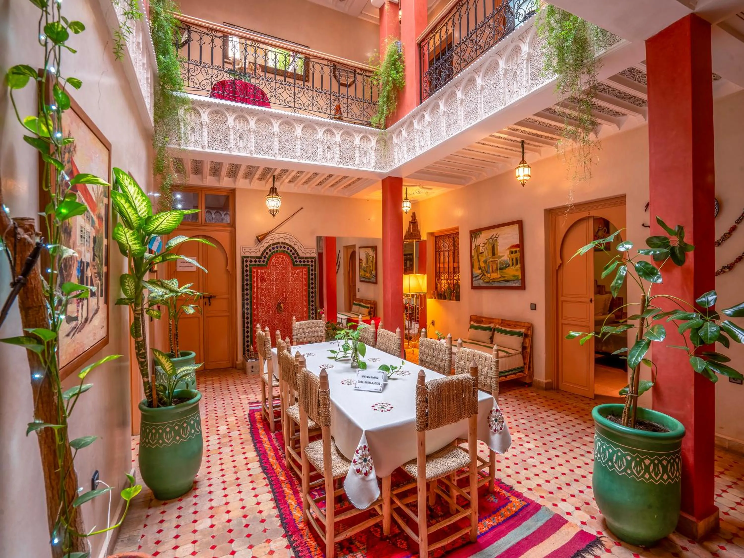 Living room in Riad Dar Nakhla