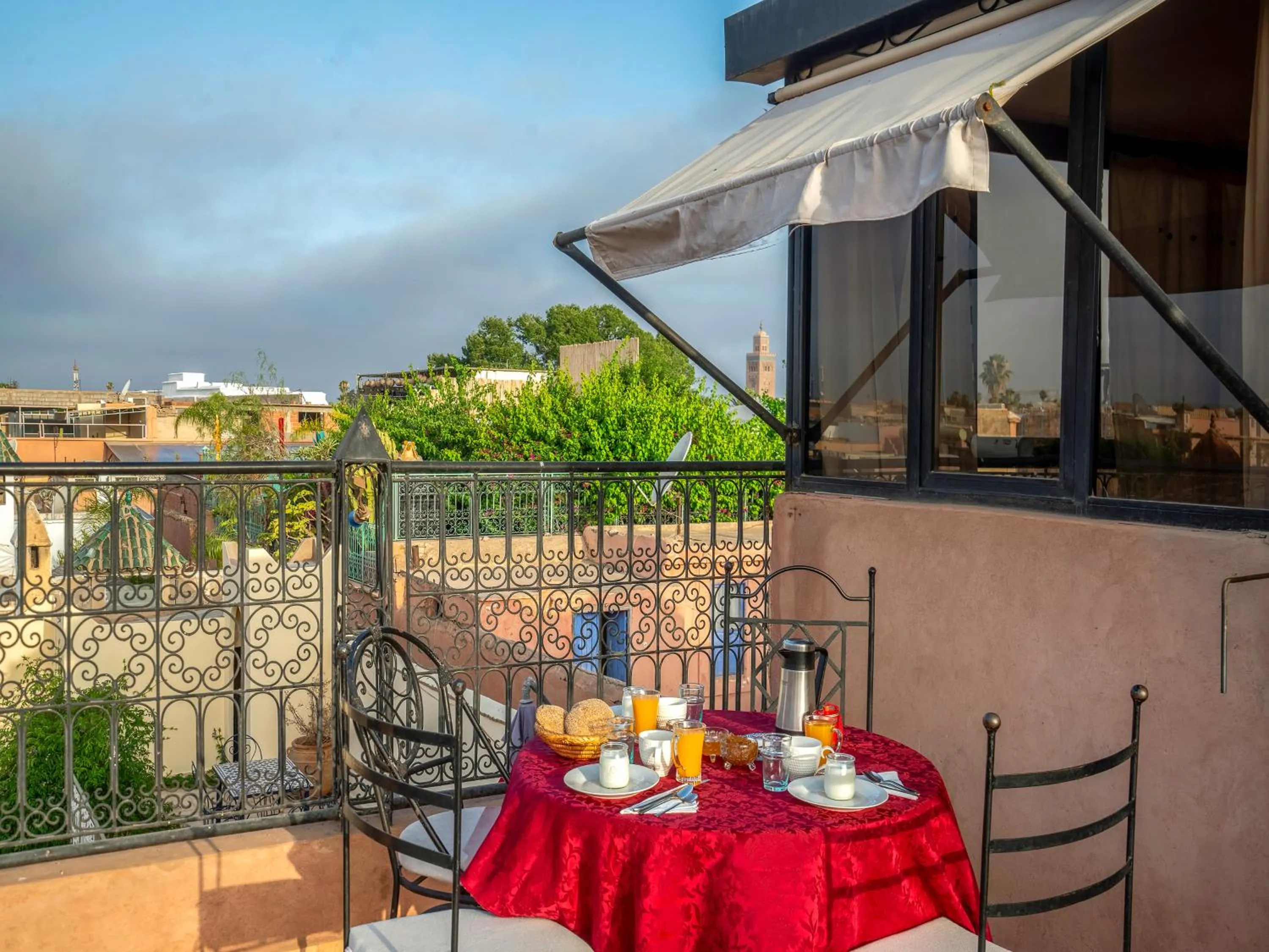 Patio in Riad Dar Nakhla