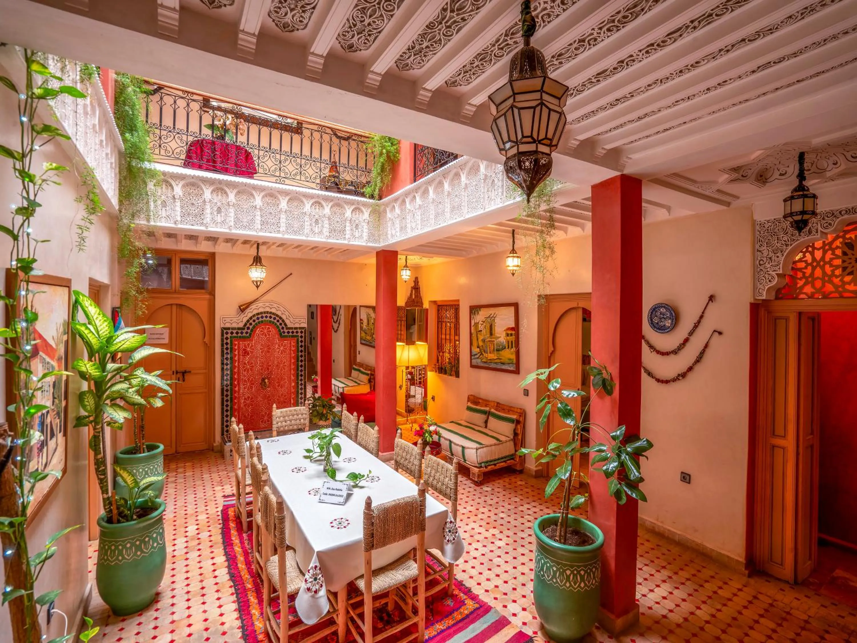 Living room in Riad Dar Nakhla