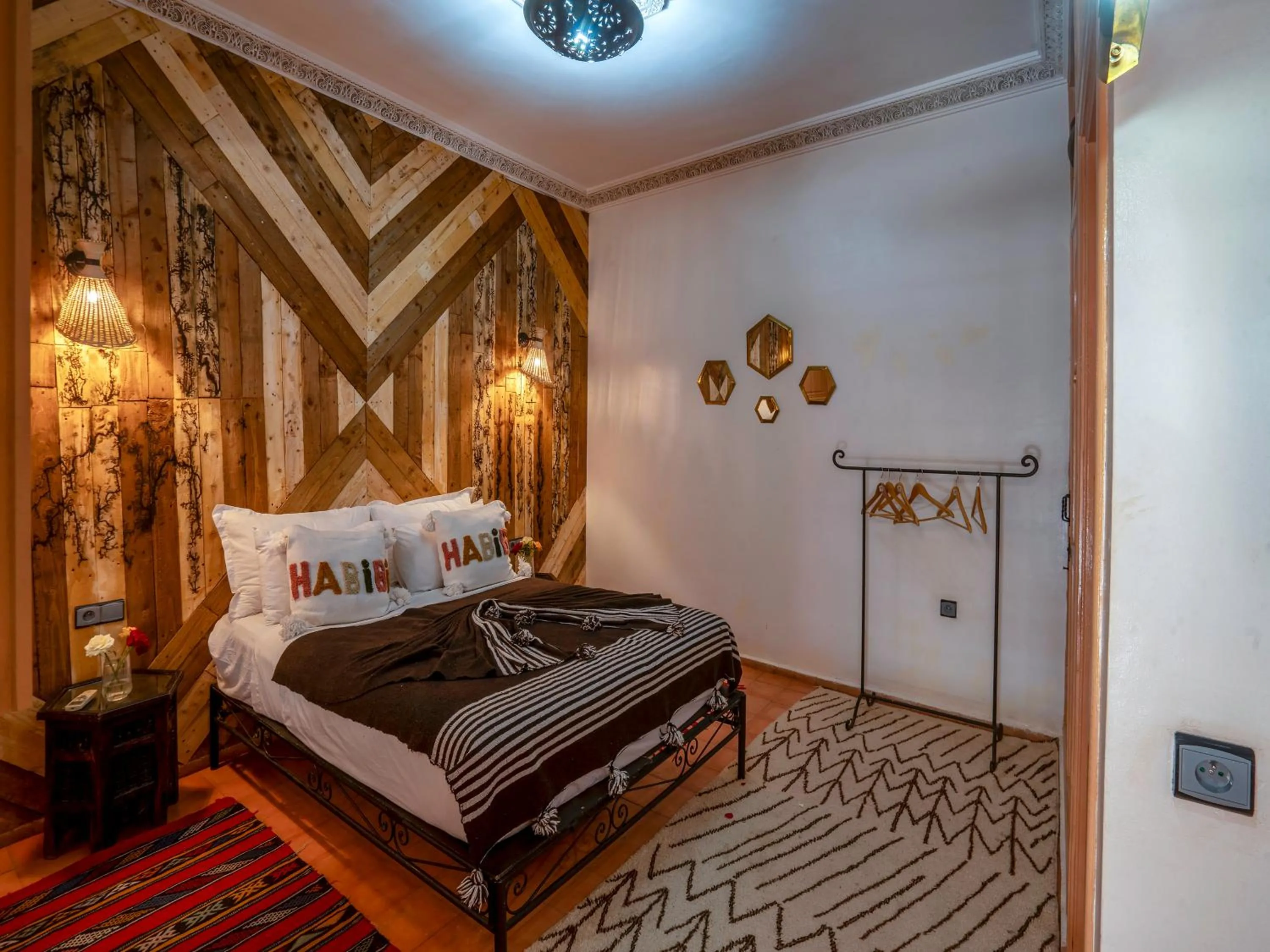 Bed in Riad Dar Nakhla