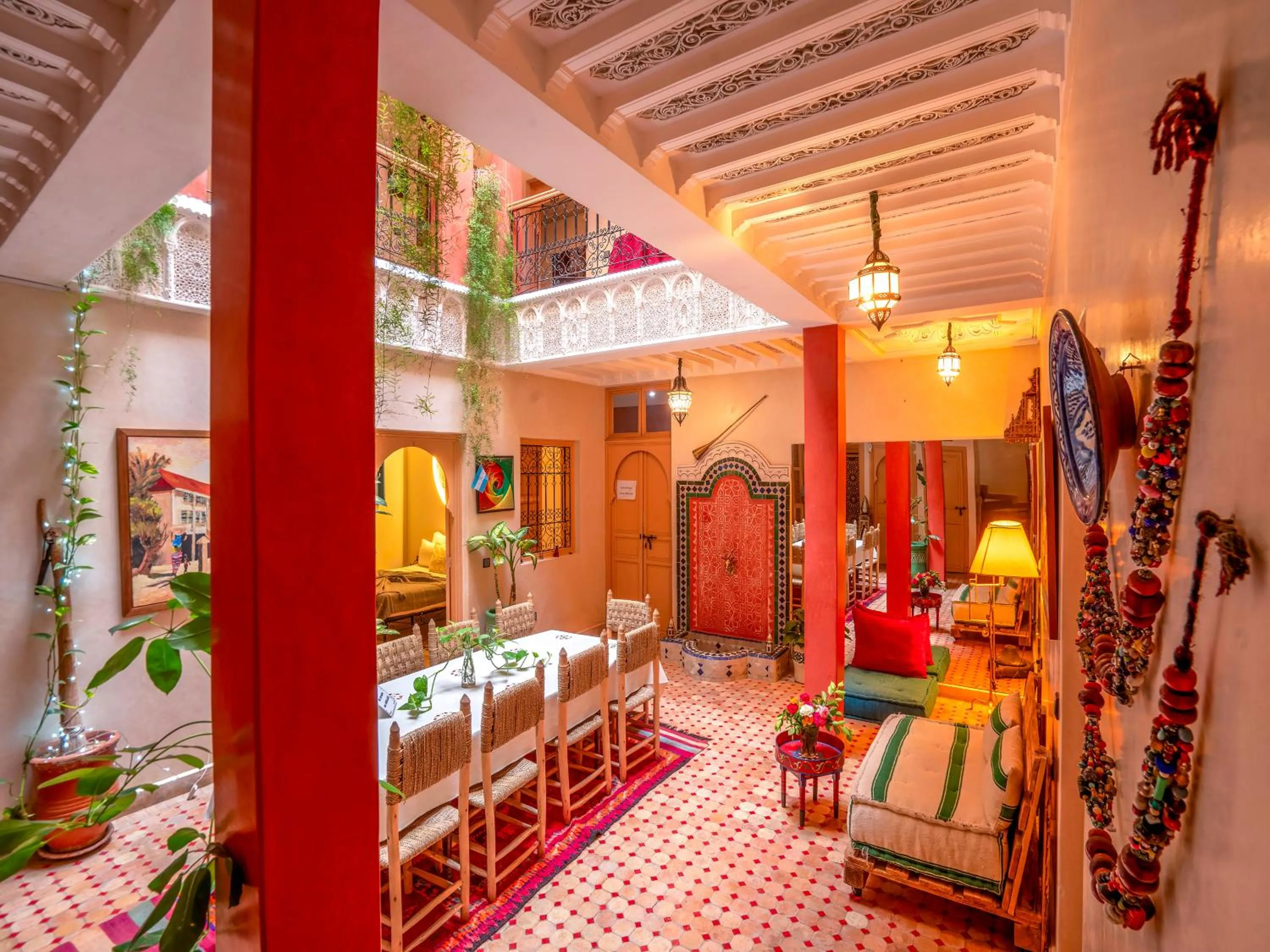 Property building, Bed in Riad Dar Nakhla