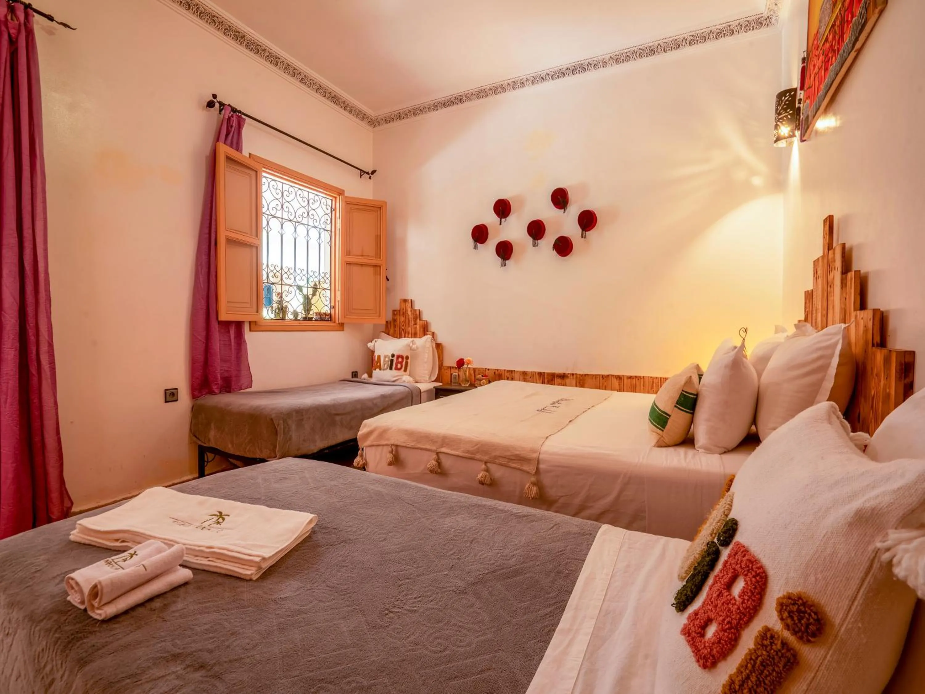 Bed in Riad Dar Nakhla