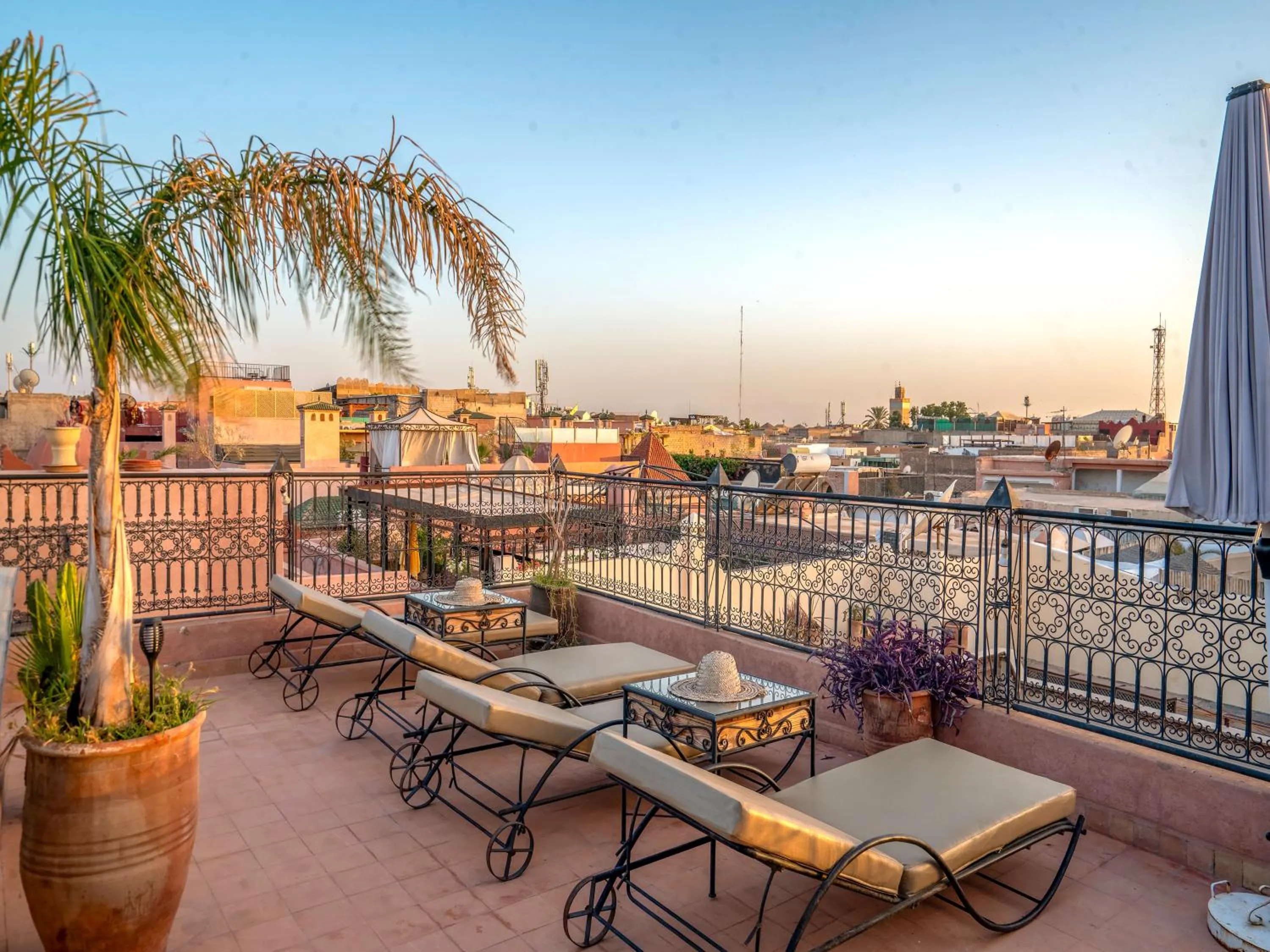 Patio in Riad Dar Nakhla