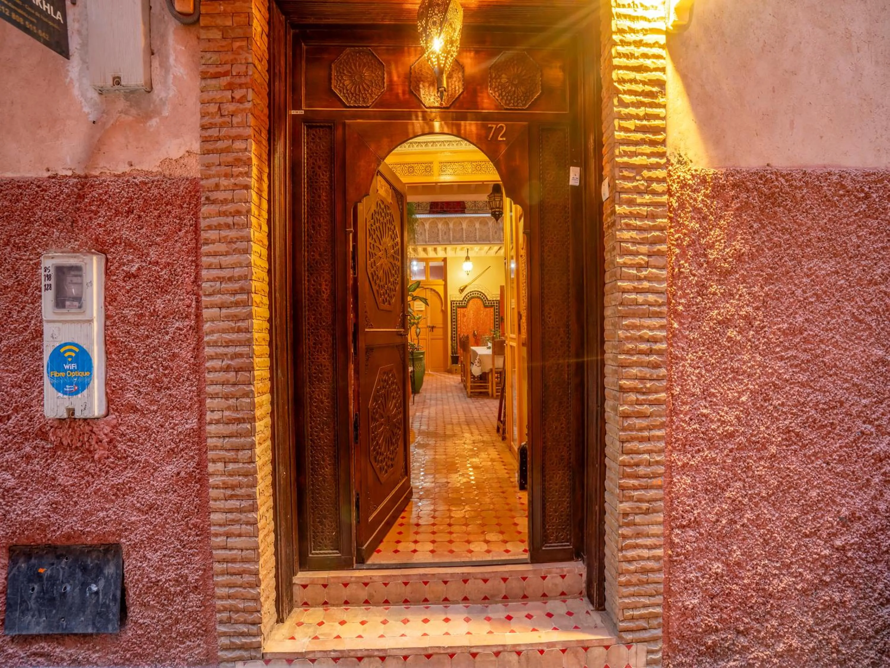 Facade/entrance in Riad Dar Nakhla