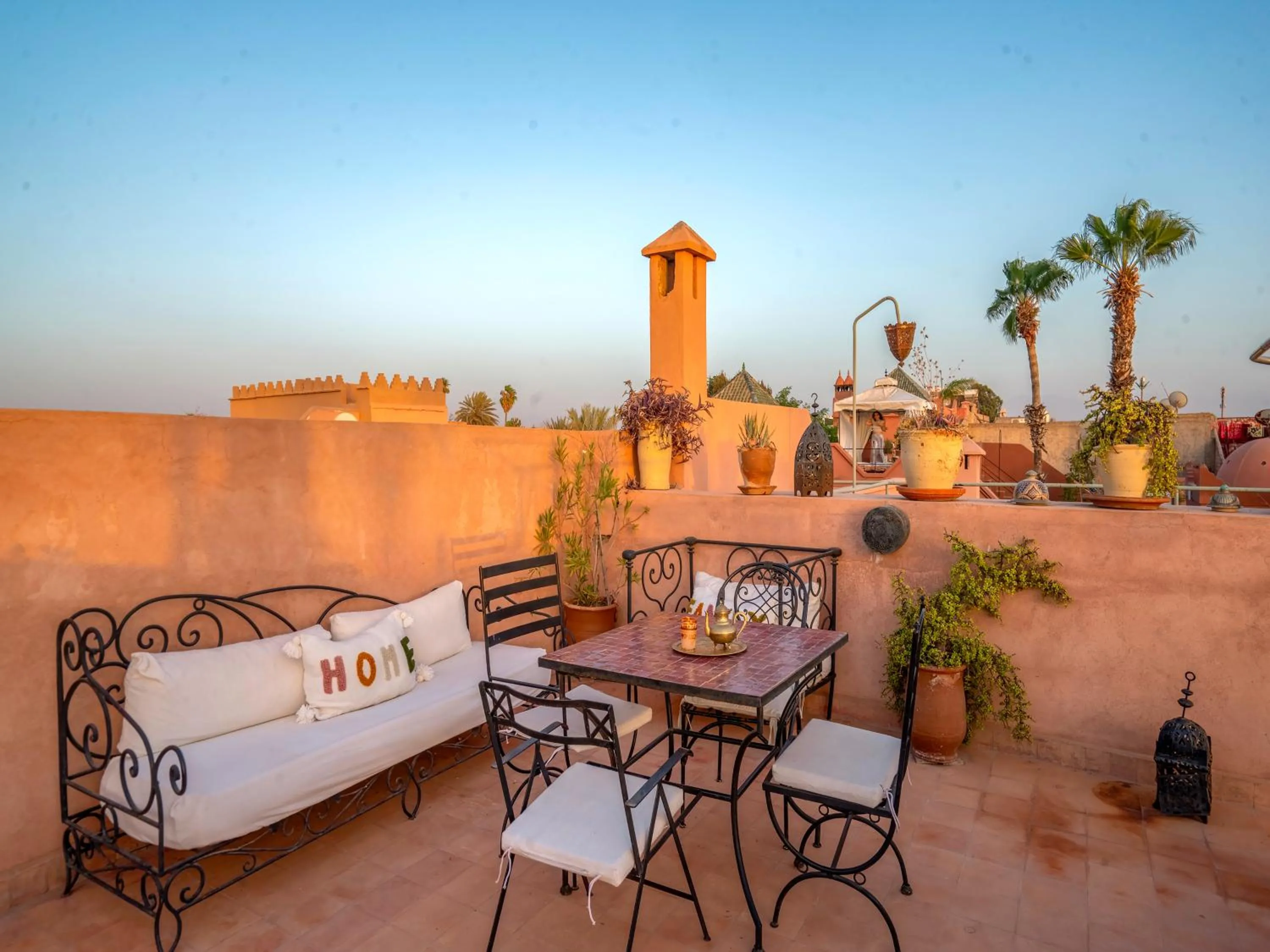 Patio in Riad Dar Nakhla