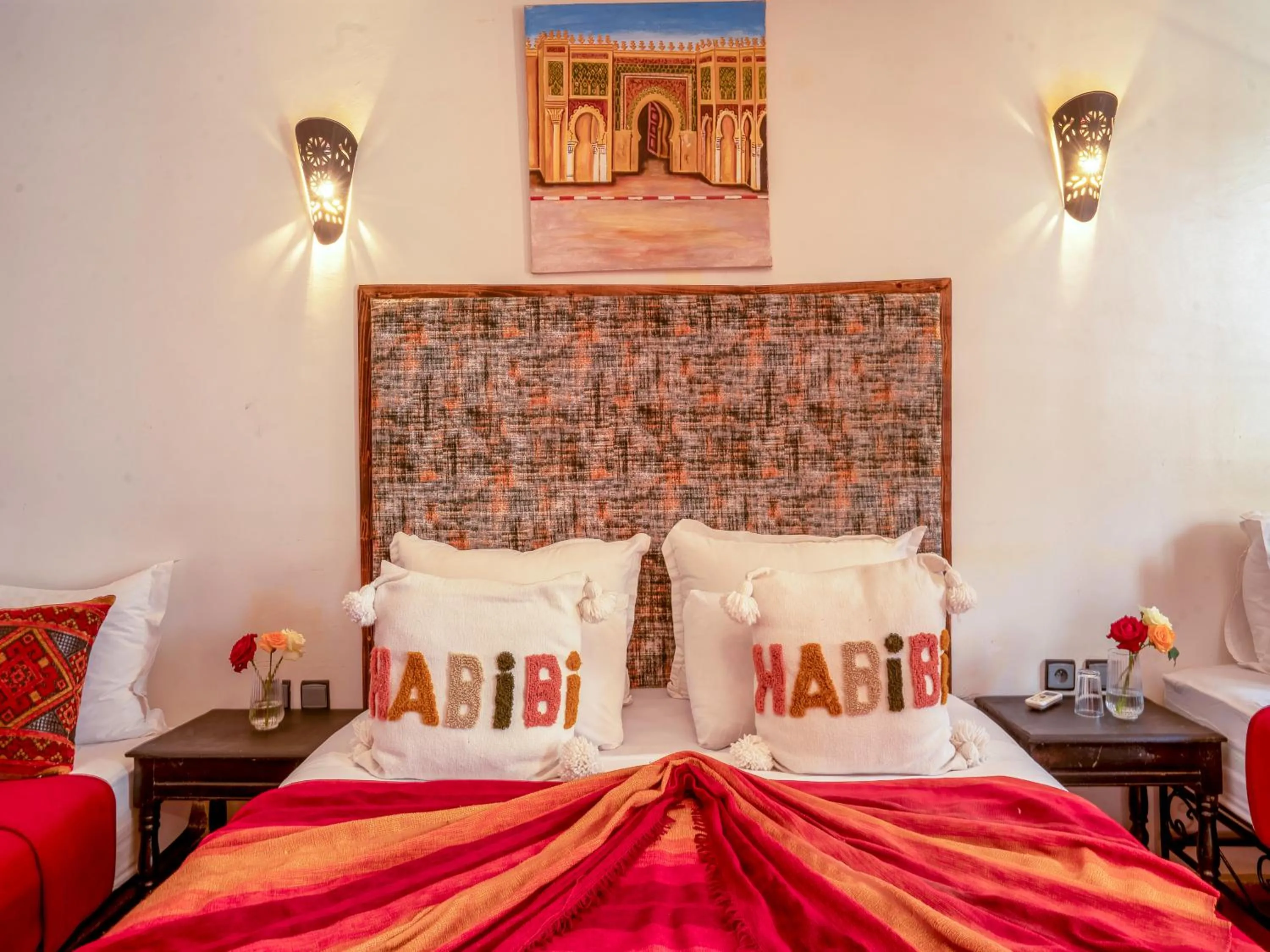 Bed in Riad Dar Nakhla