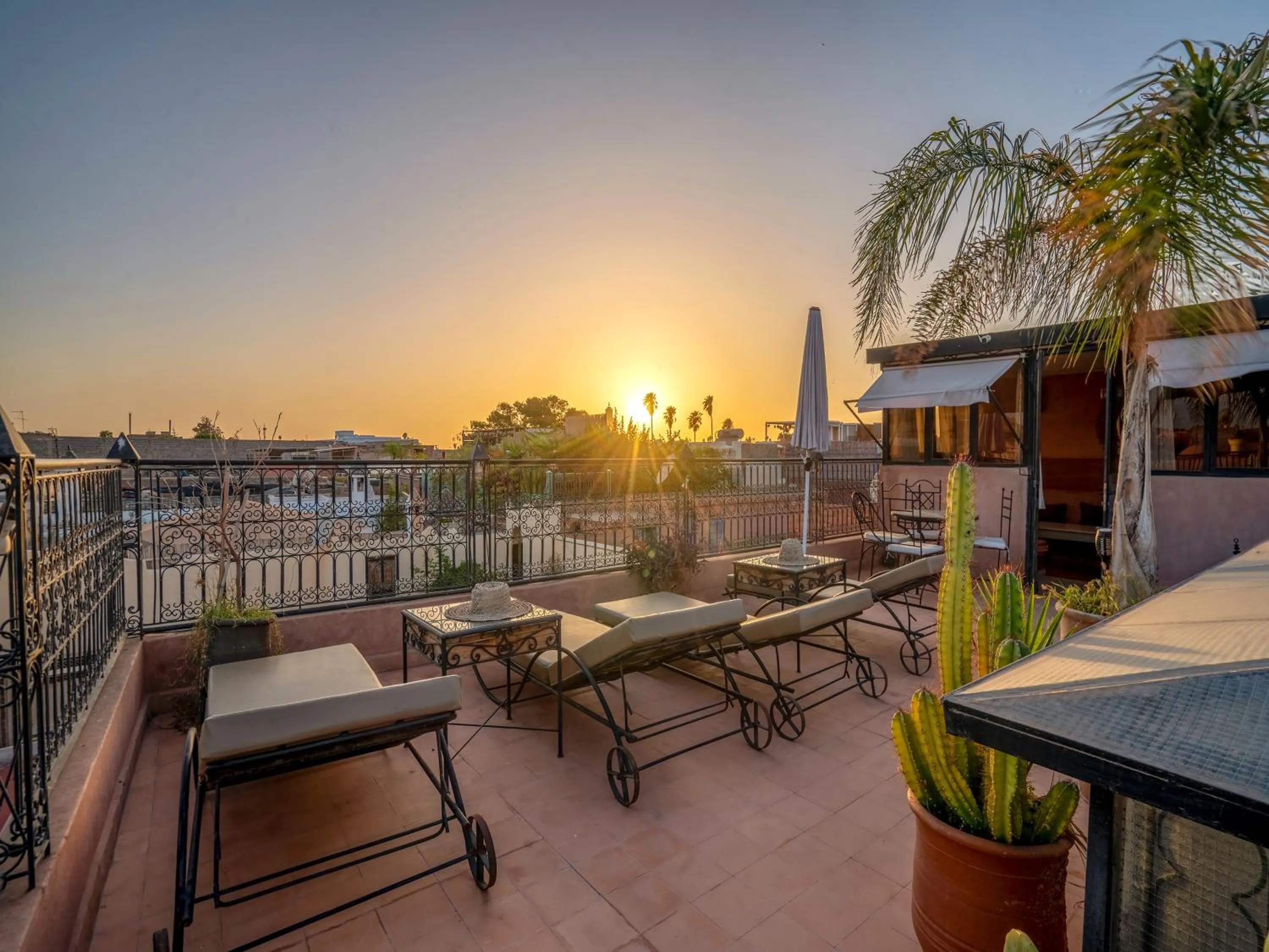 Patio in Riad Dar Nakhla