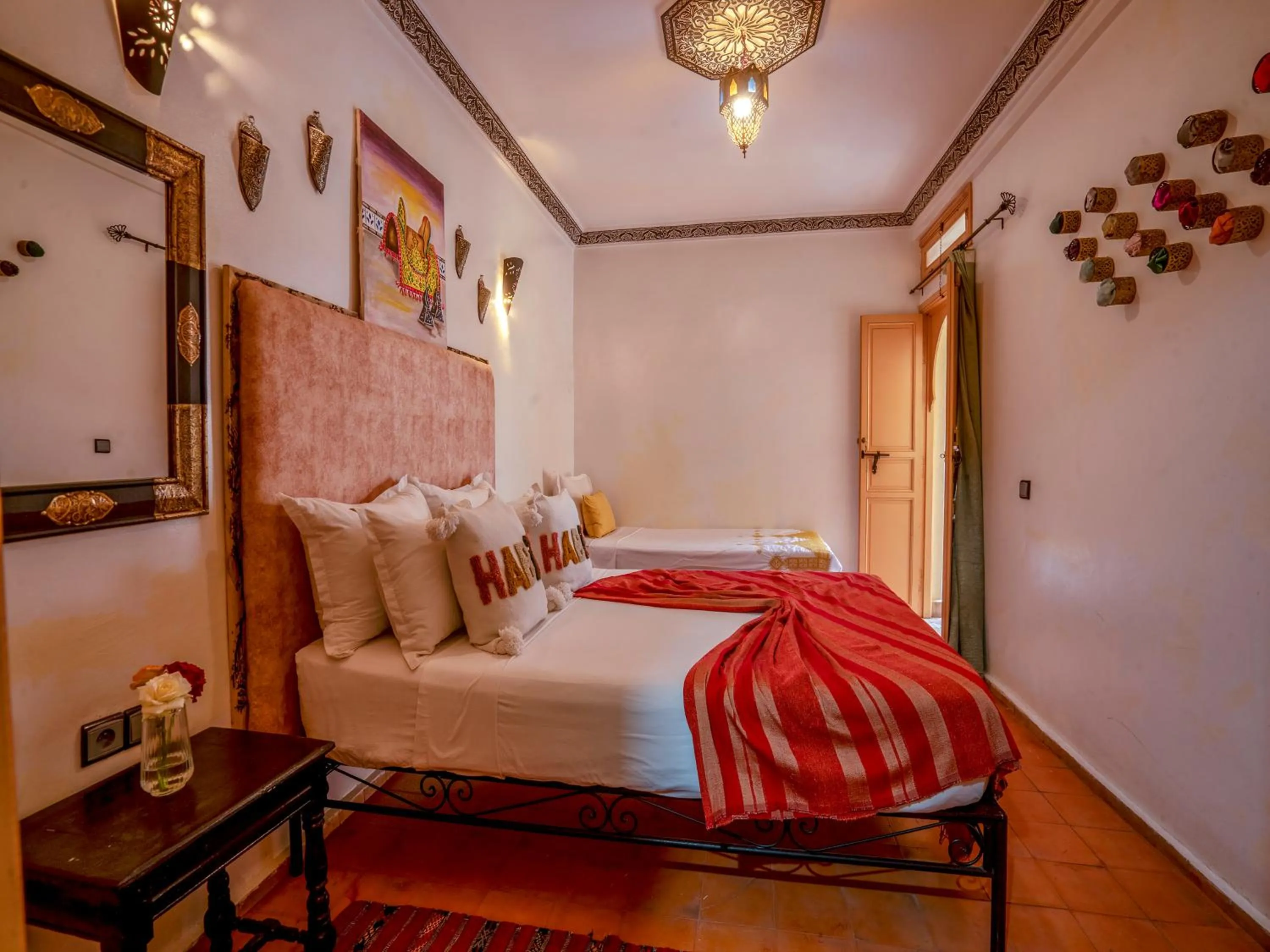 Bed in Riad Dar Nakhla