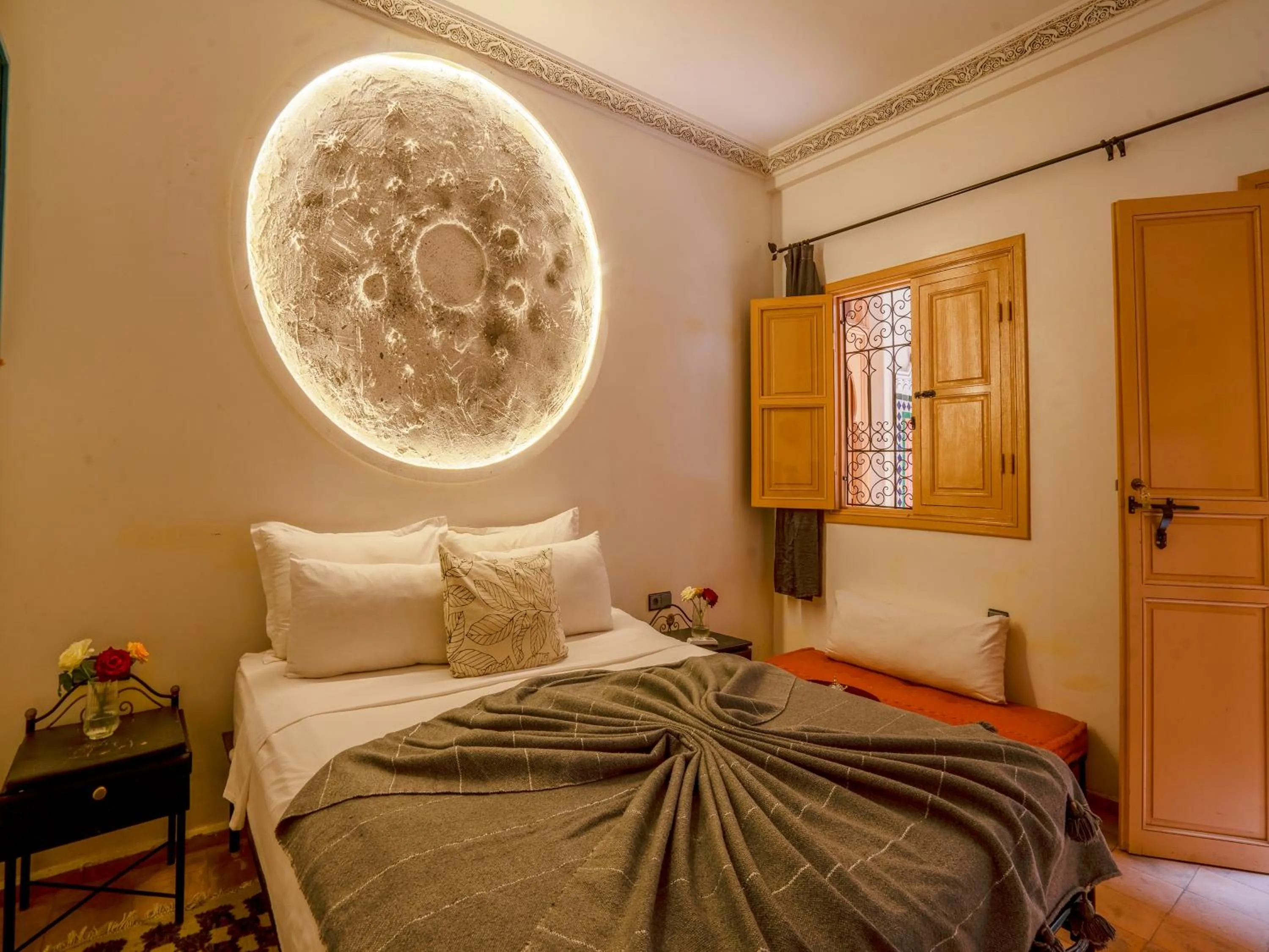 Bed in Riad Dar Nakhla