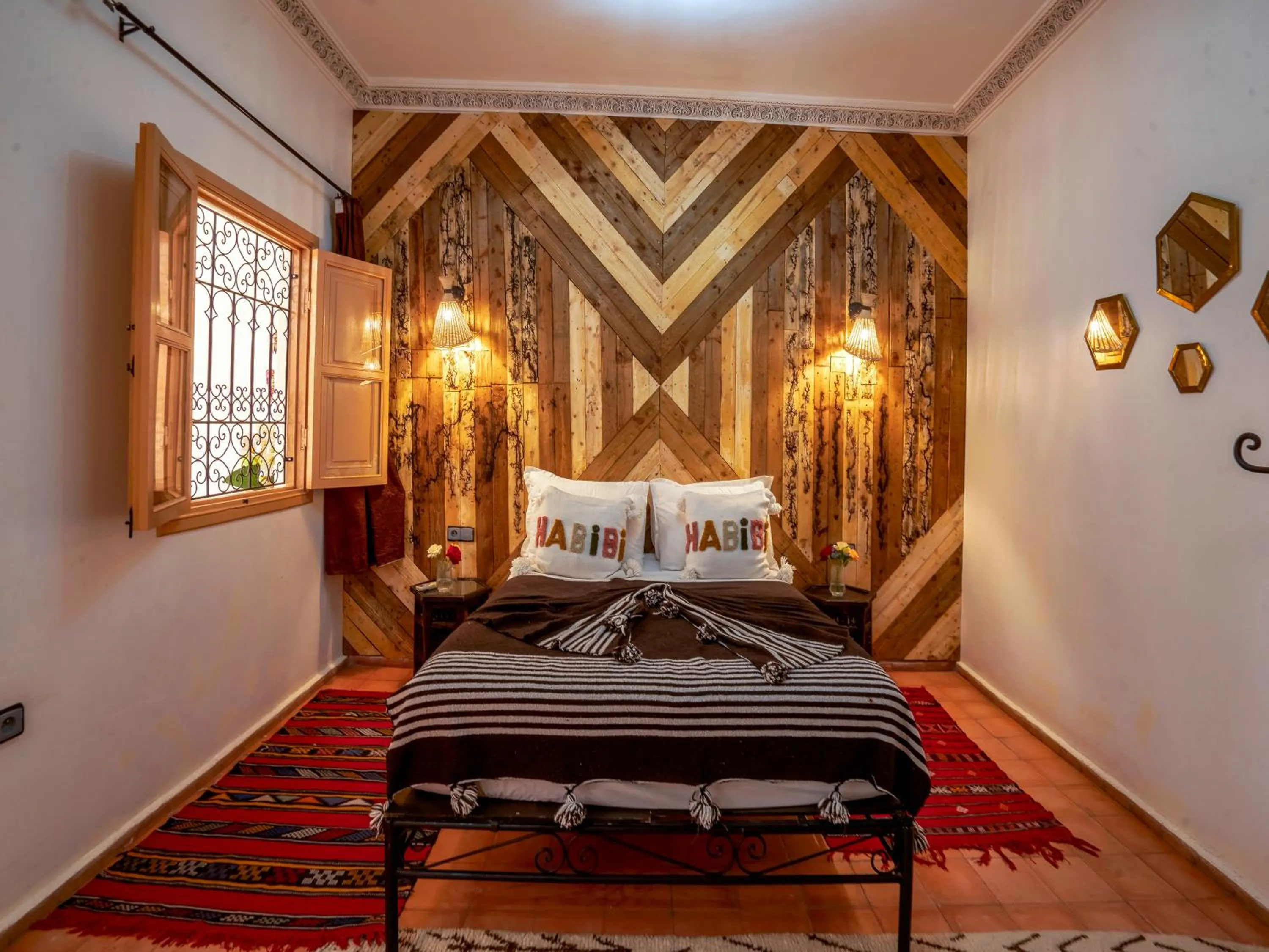 Bed in Riad Dar Nakhla