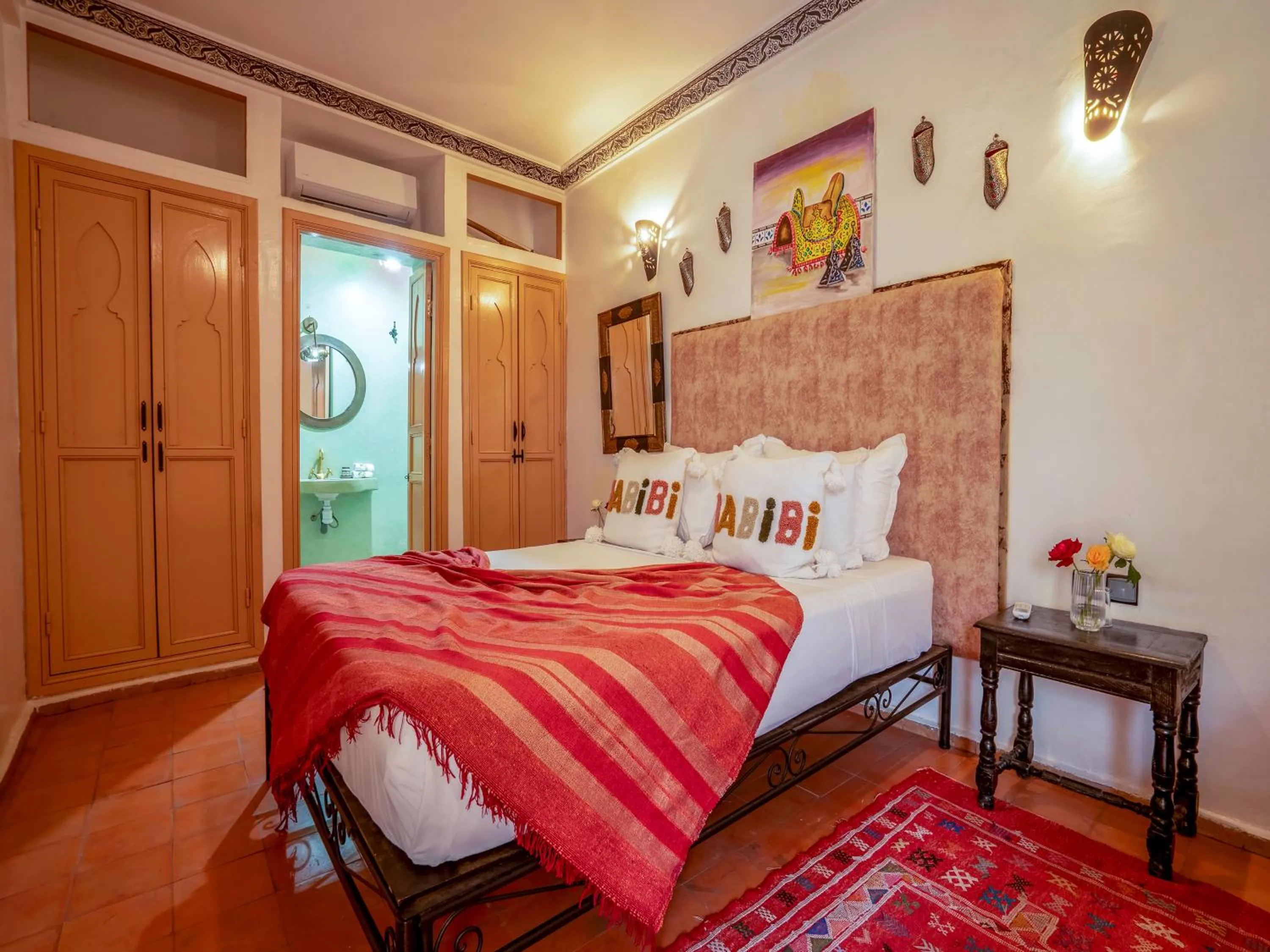 Bed in Riad Dar Nakhla
