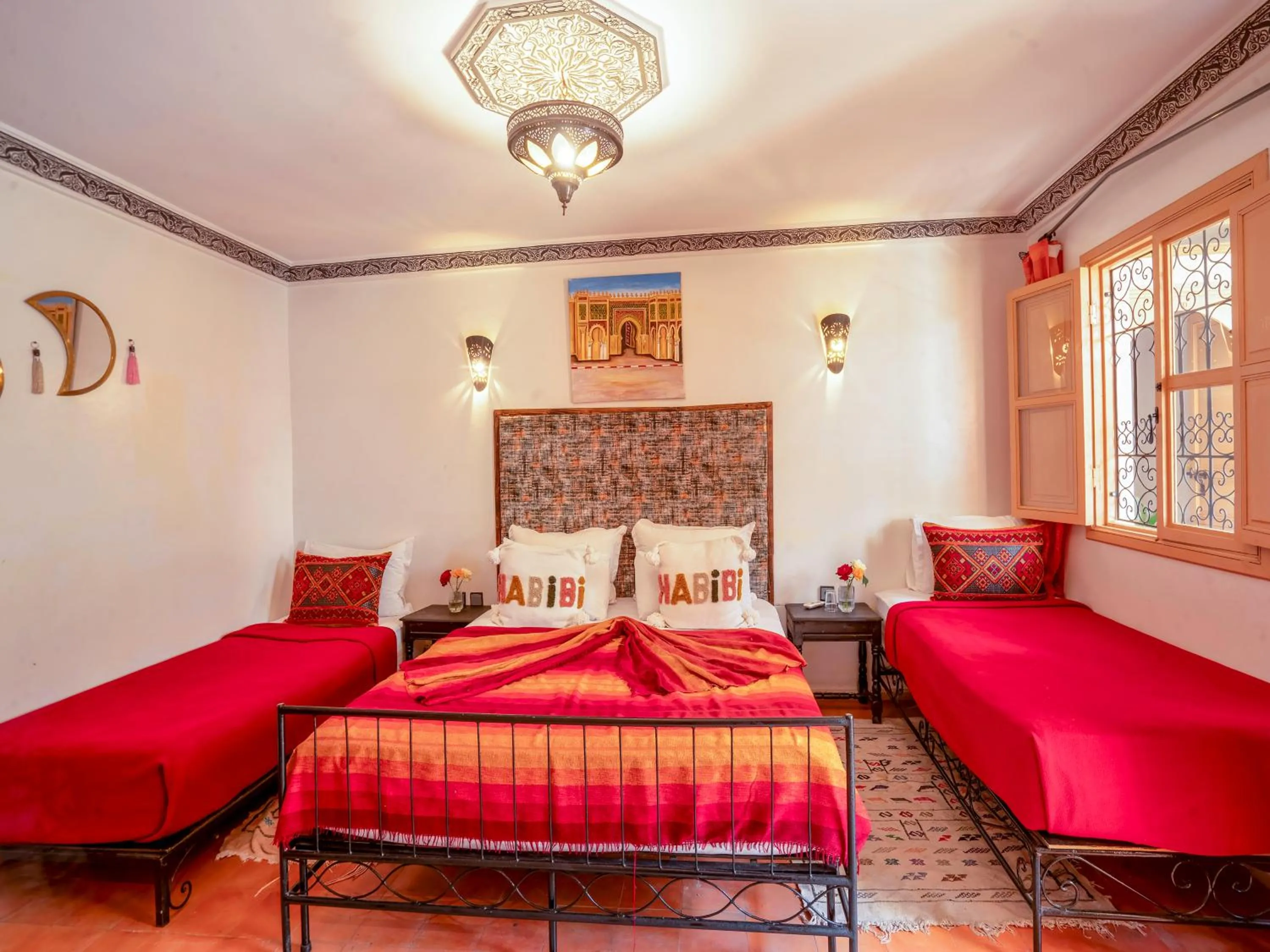 Bed in Riad Dar Nakhla