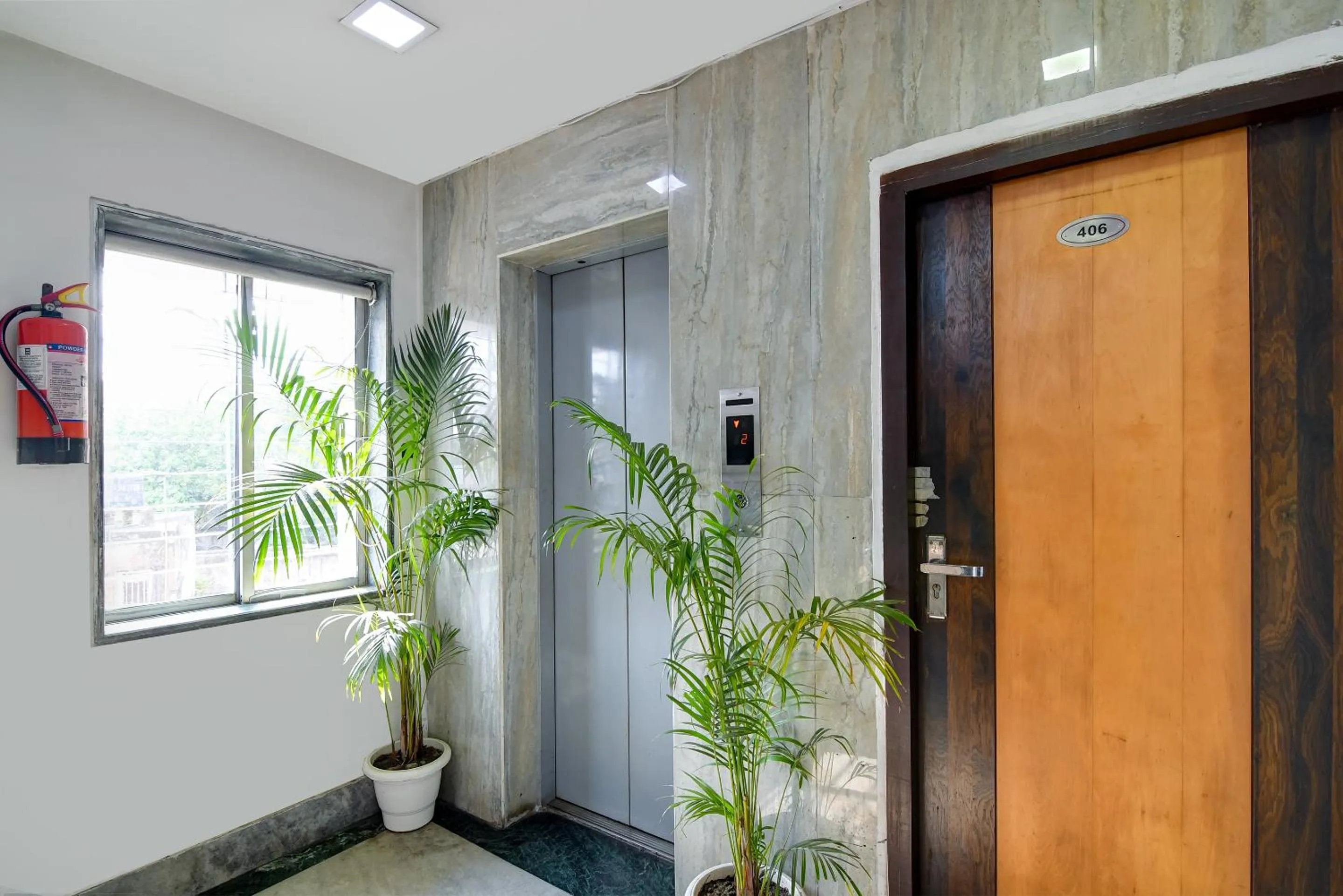 elevator in Hotel Q Inn