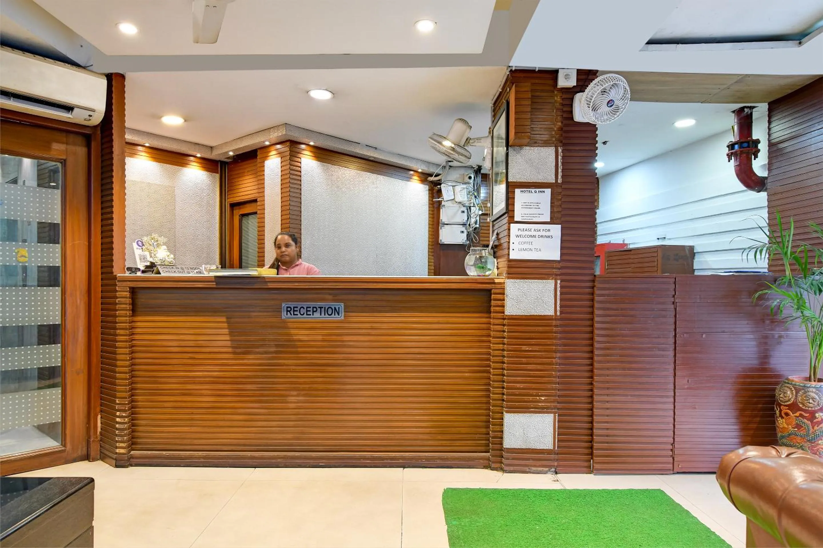 Lobby or reception in Hotel Q Inn