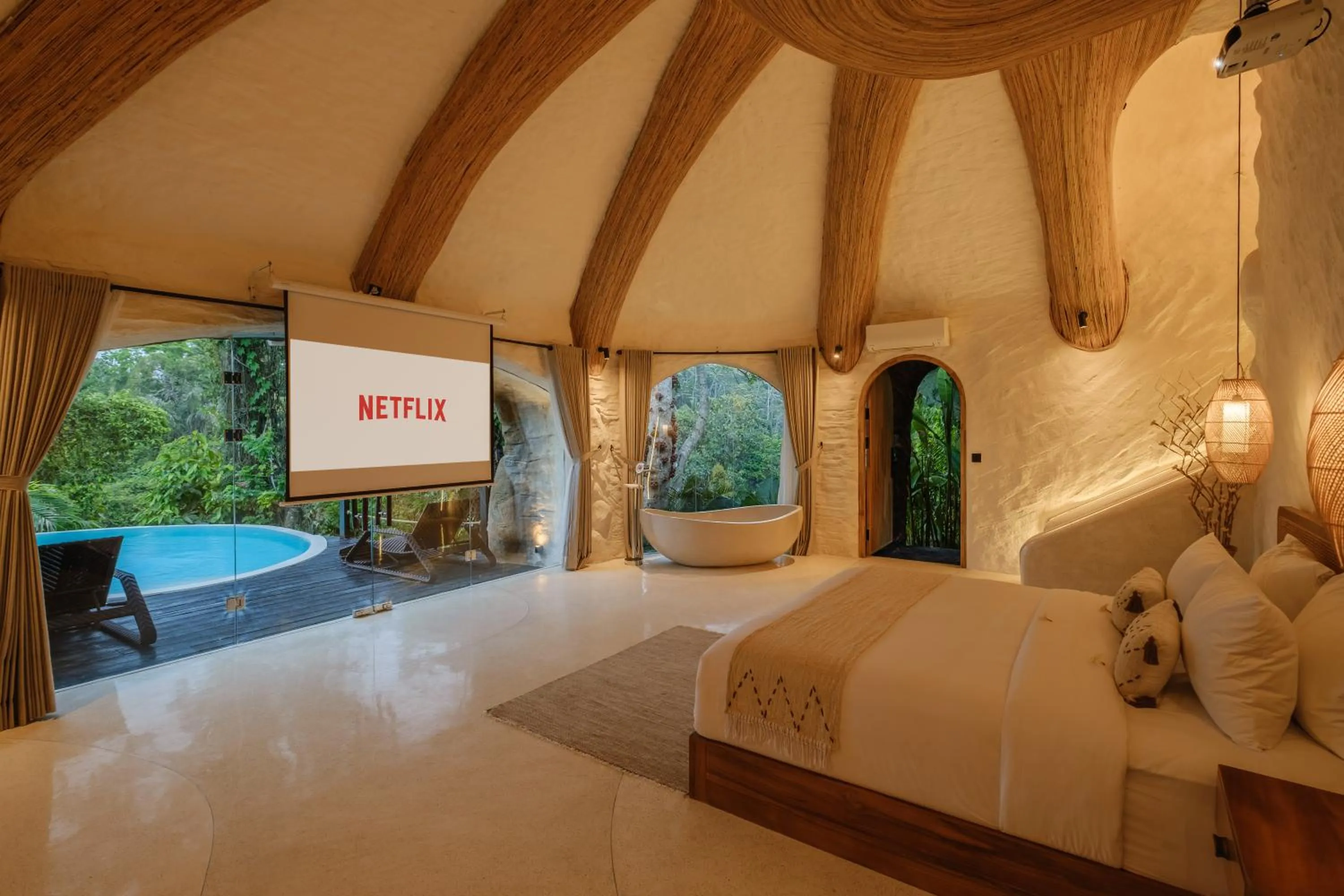 Bed in Jungleight Bali