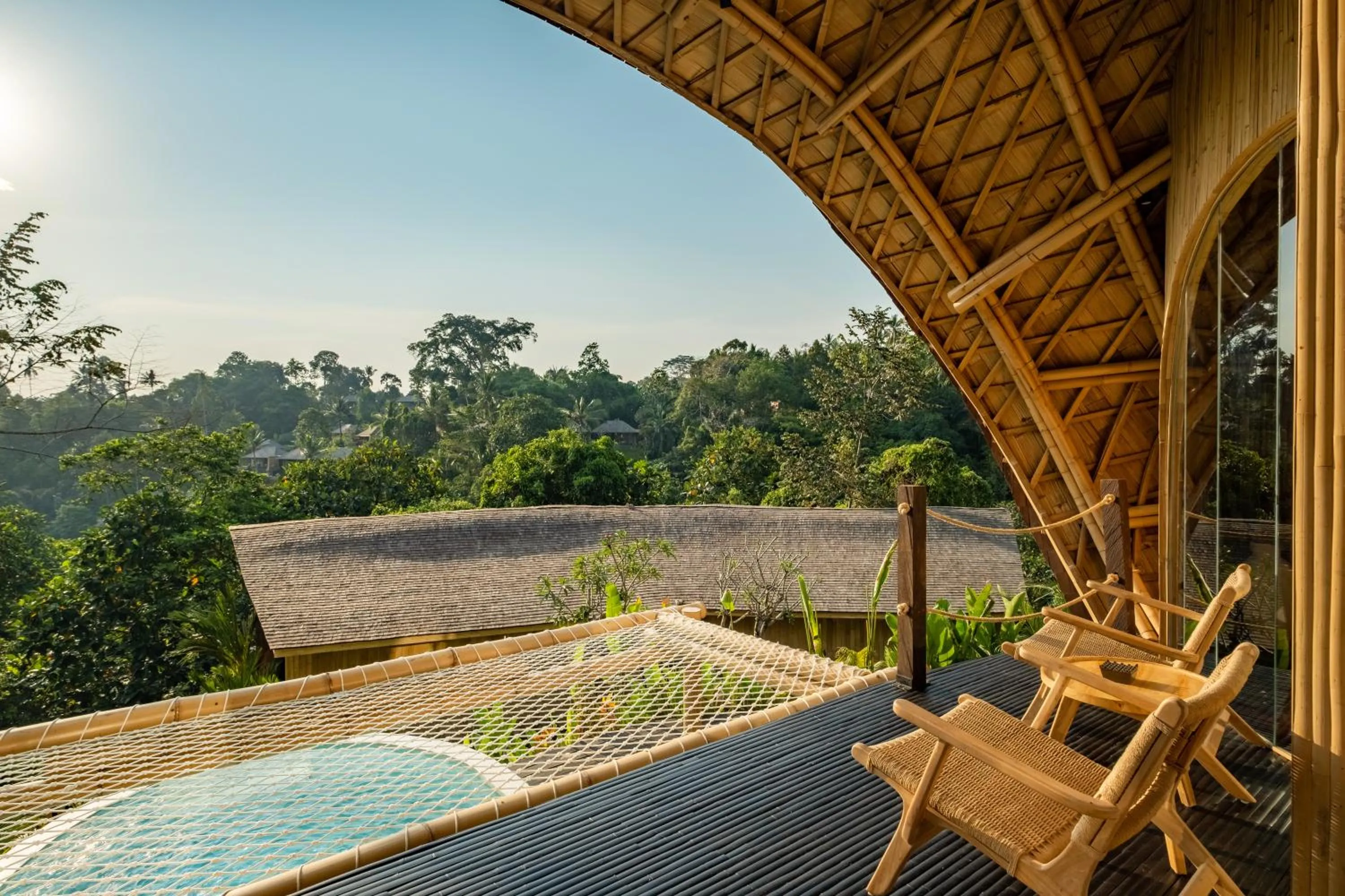 Balcony/Terrace in Jungleight Bali