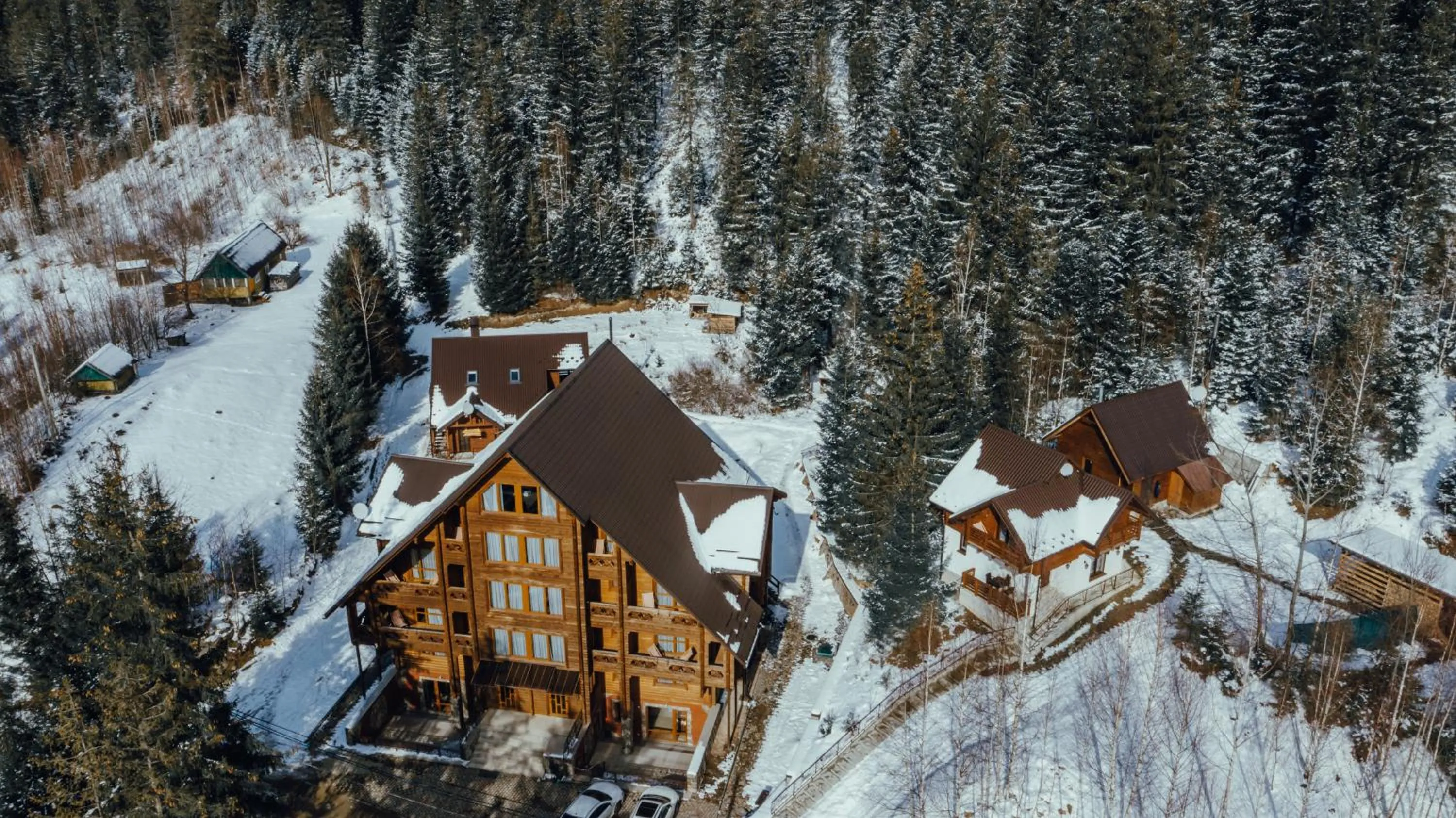 Bird's eye view in Karpatski Dzherela