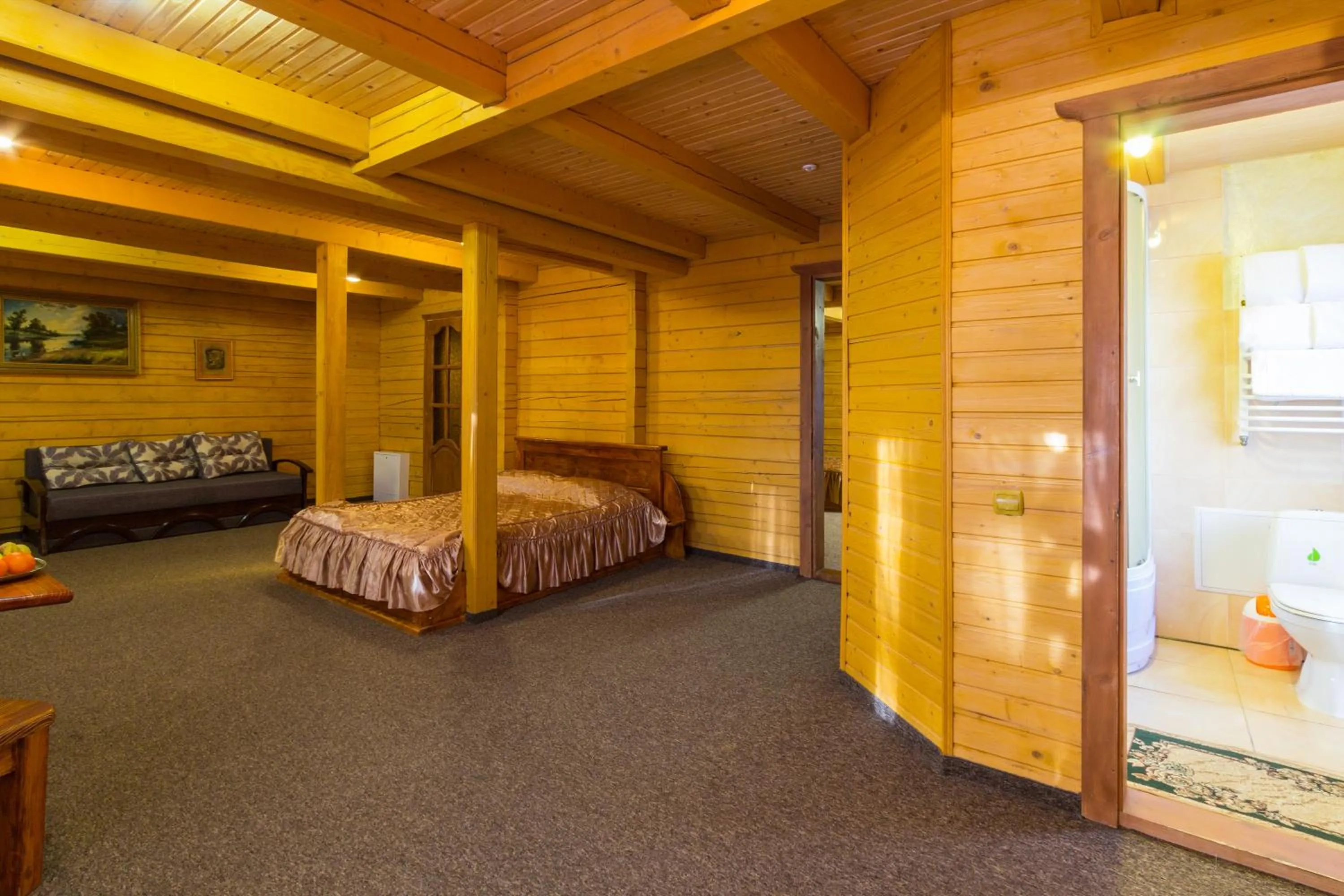 Photo of the whole room, Bed in Karpatski Dzherela
