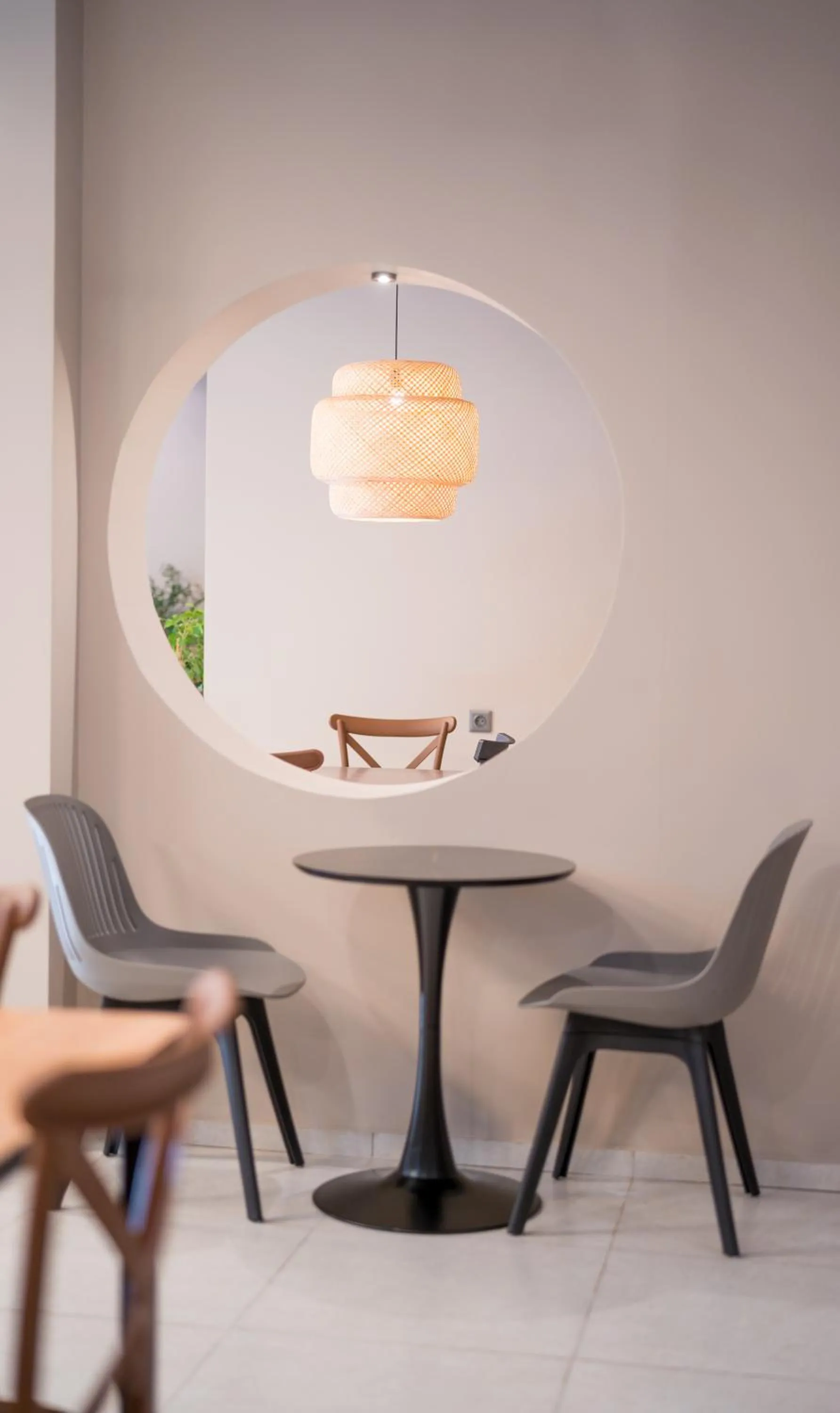 Seating area in Doors Boutique Hotel