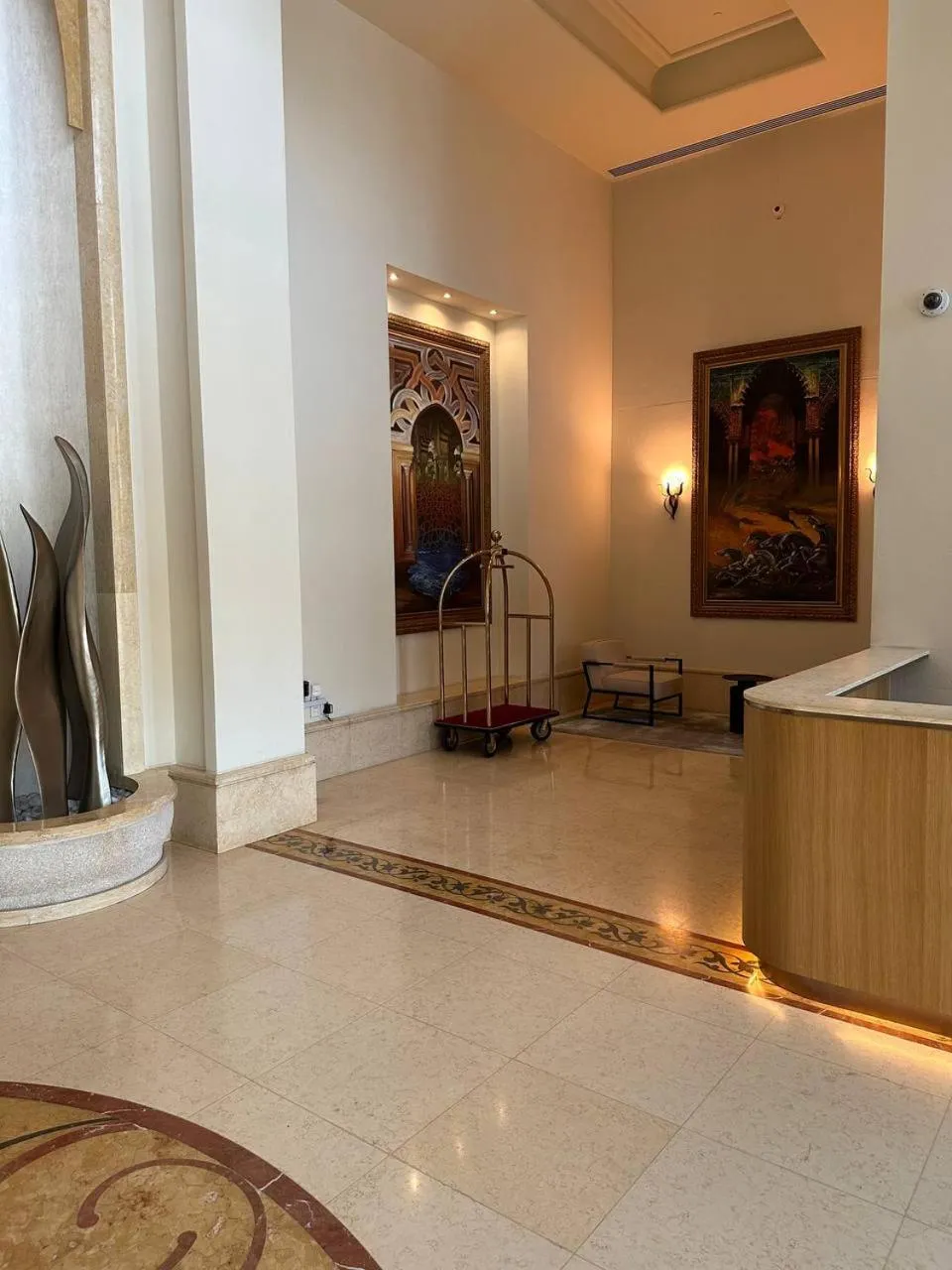 Lobby or reception in Al Mesk Tower - Dubai Marina by Golden Casa