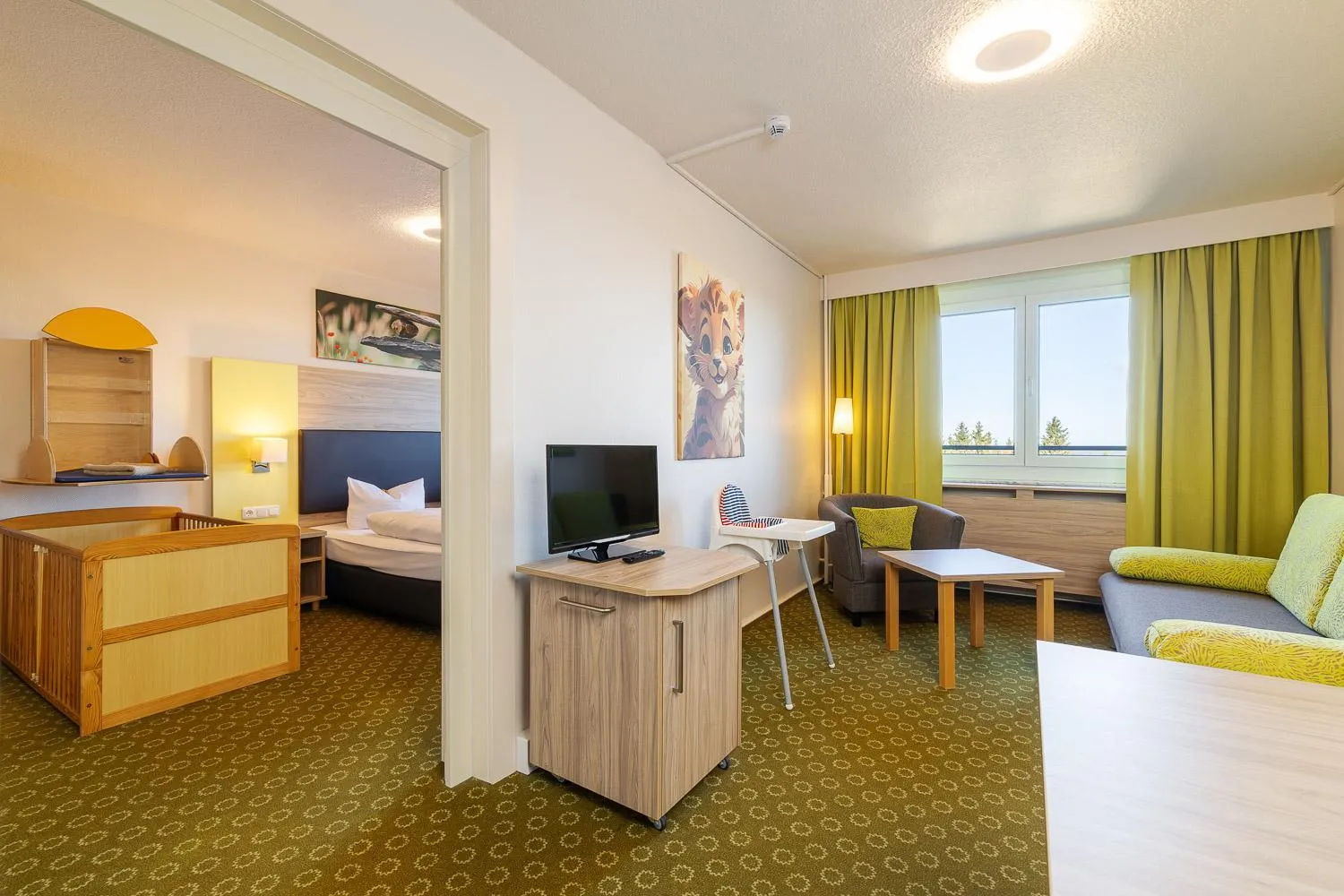 Apartment with Baby Equipment in Hotel Am Bühl