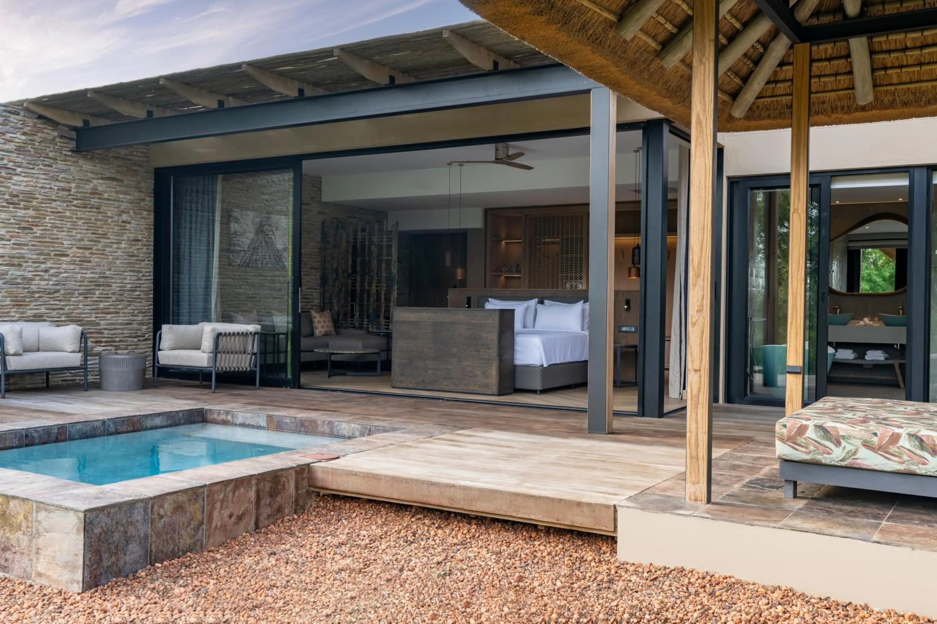 Patio in Radisson Safari Hotel Hoedspruit