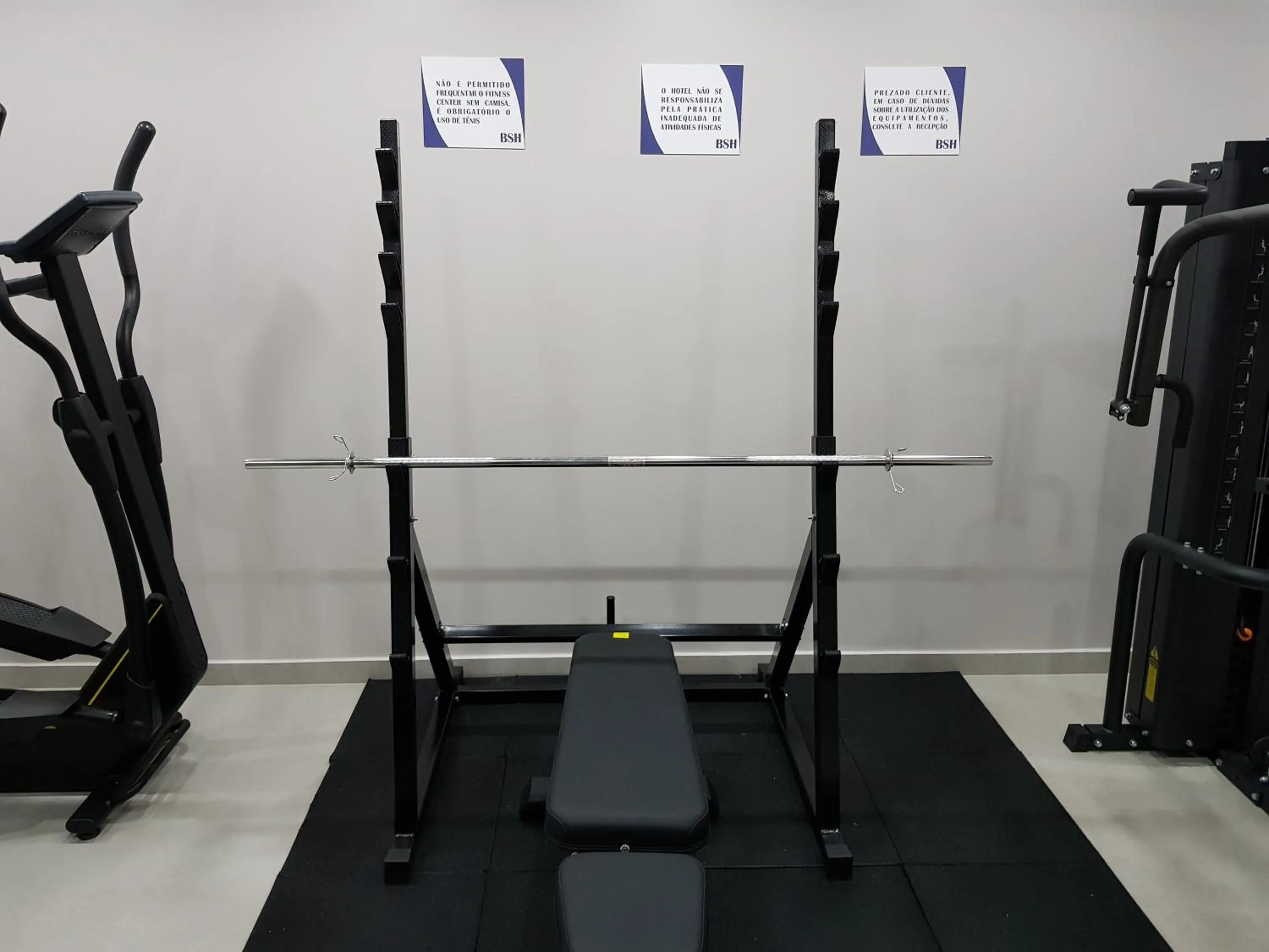 Fitness centre/facilities in Belém Soft Hotel