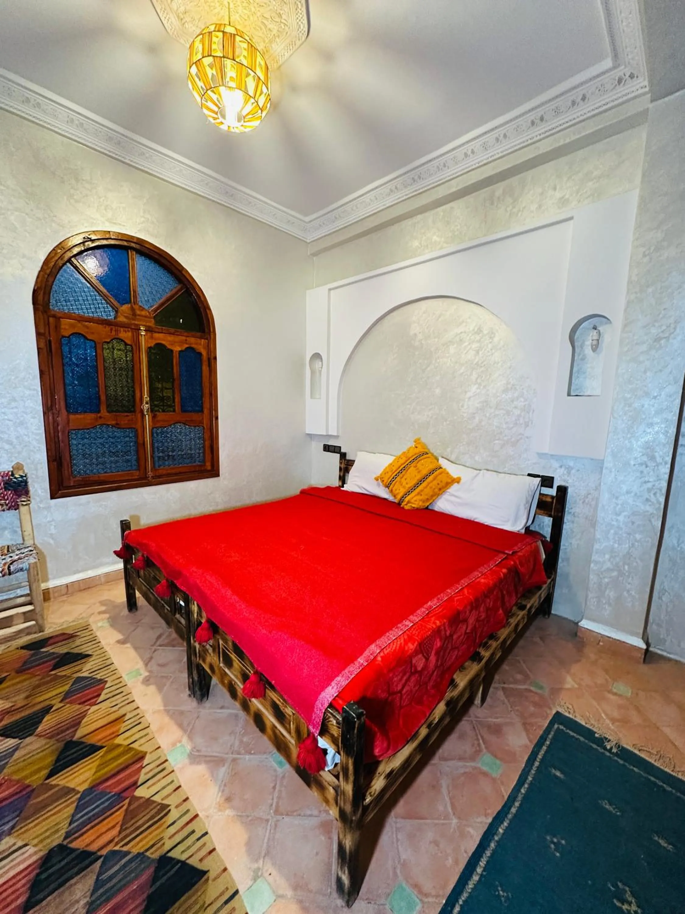 Bed in Riad Soleil du Monde