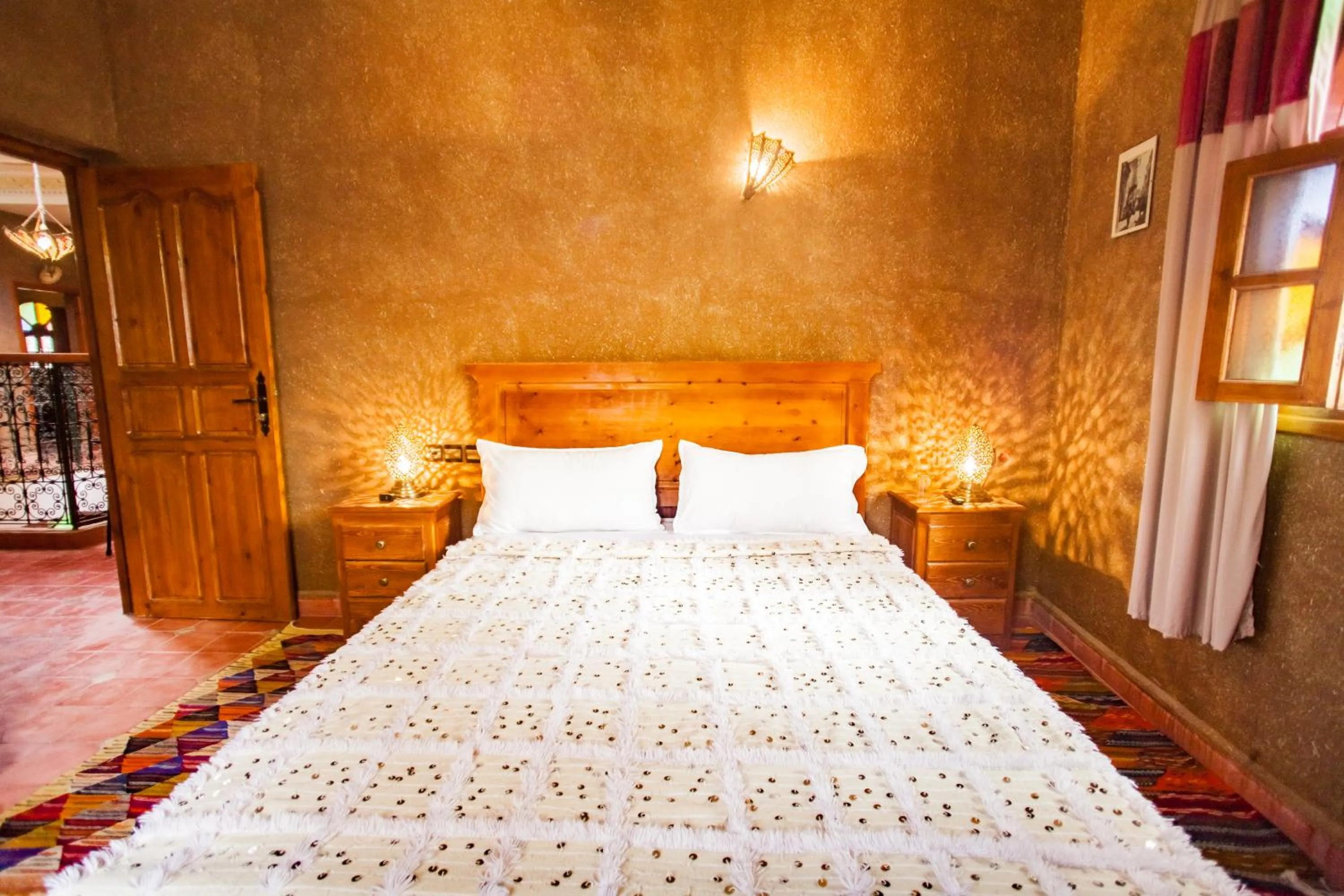 Bedroom, Bed in Riad Soleil du Monde