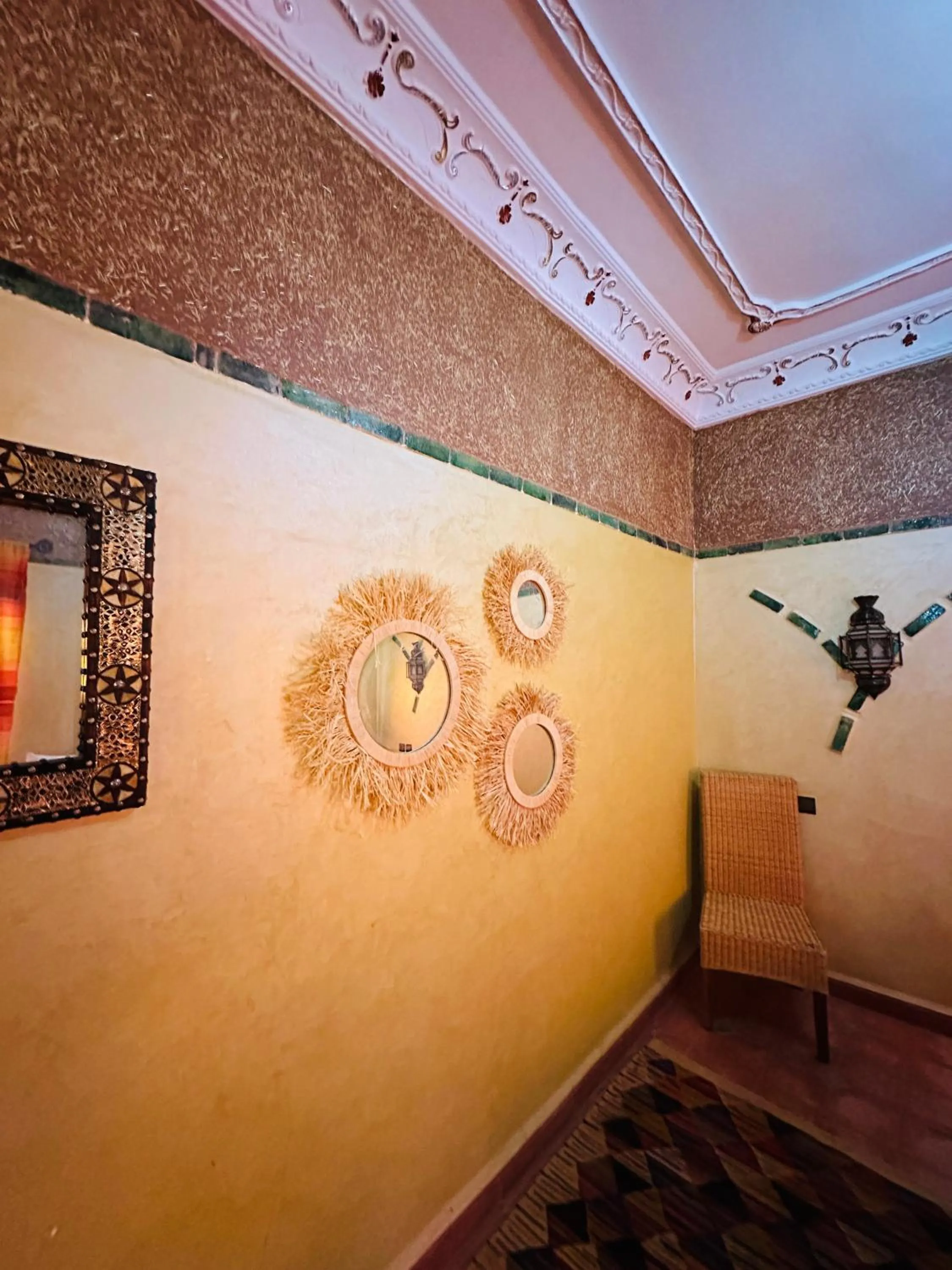 Decorative detail in Riad Soleil du Monde