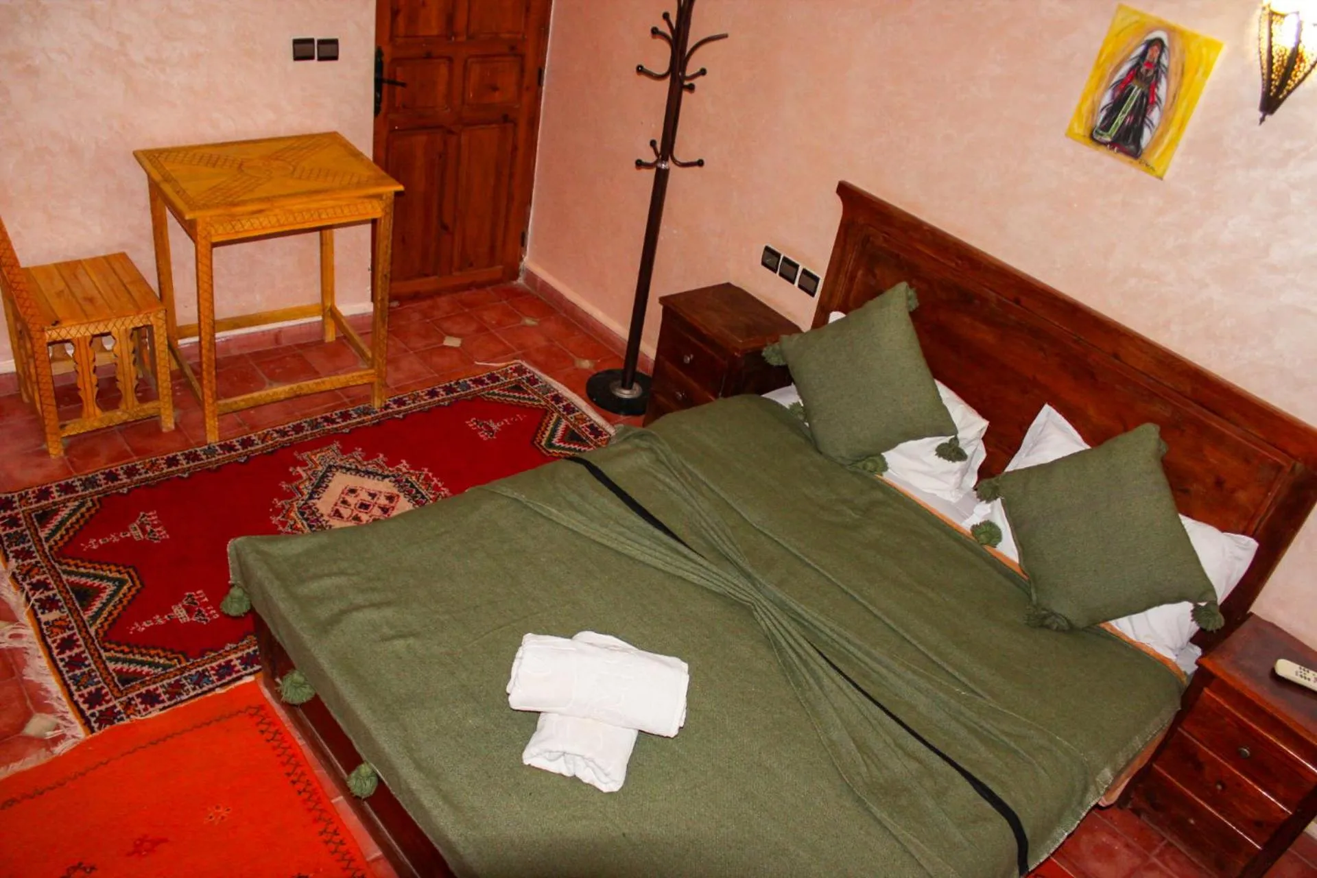 Bed in Riad Soleil du Monde