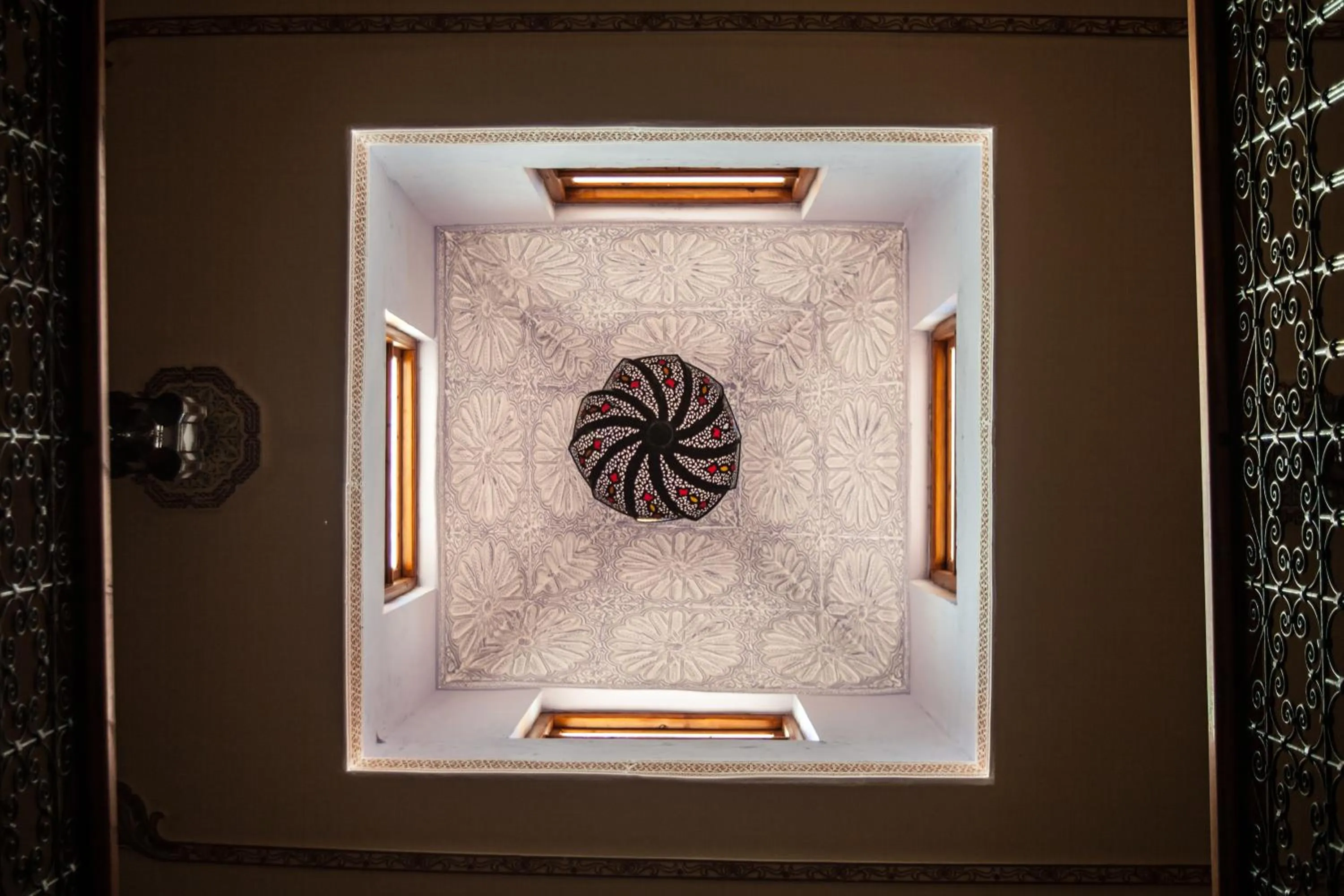 Decorative detail in Riad Soleil du Monde