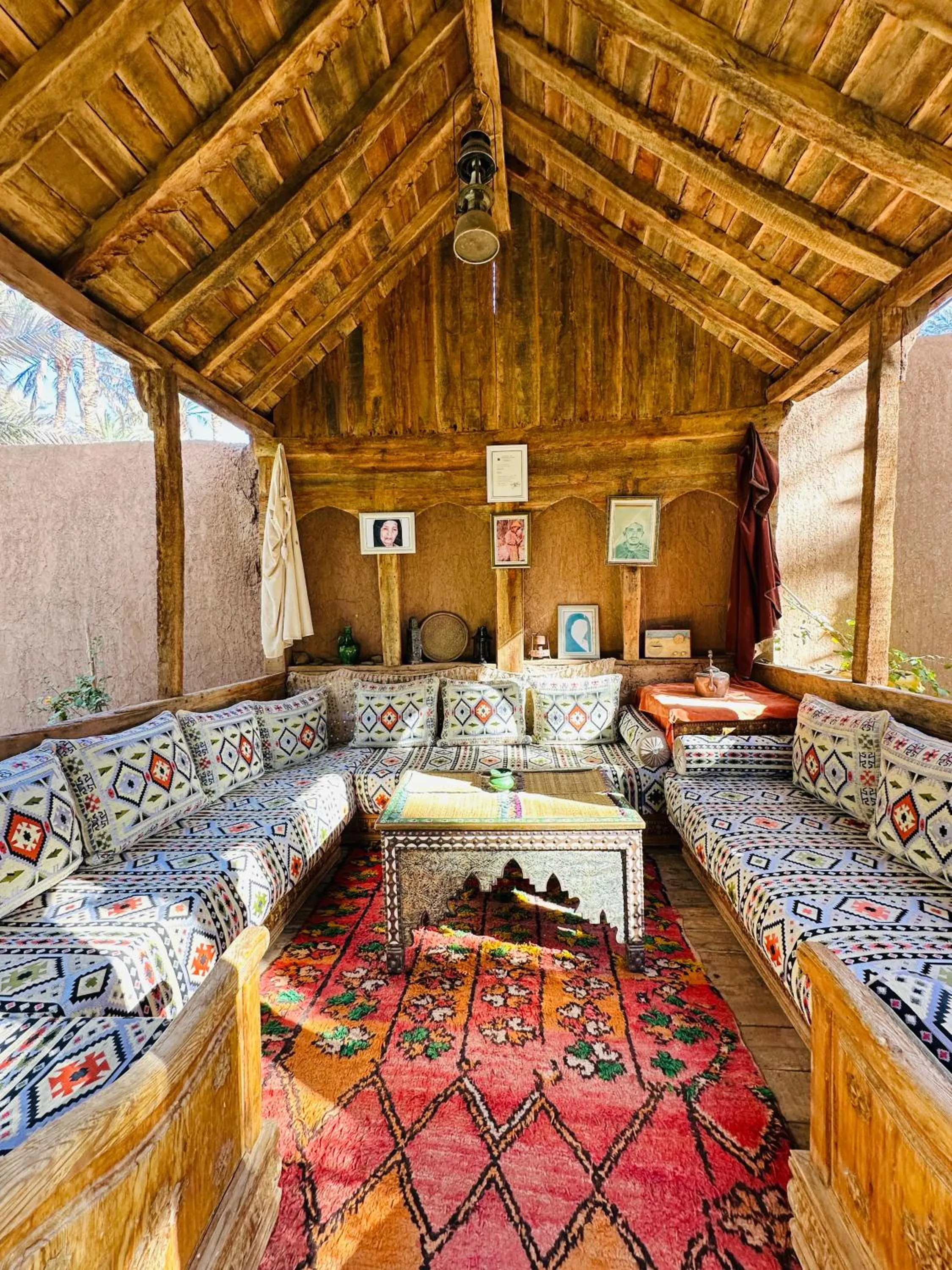 Living room in Riad Soleil du Monde