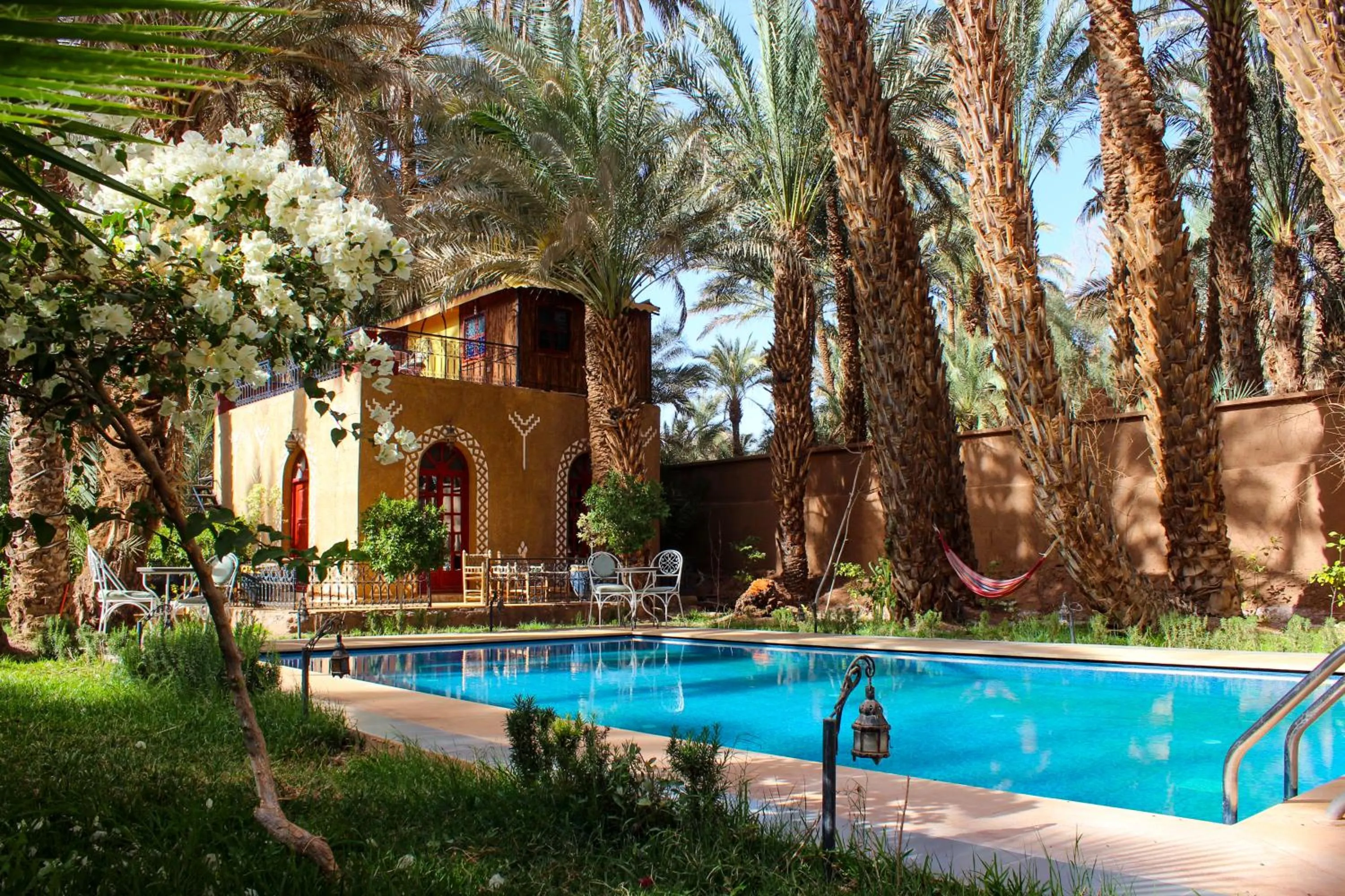Pool view in Riad Soleil du Monde