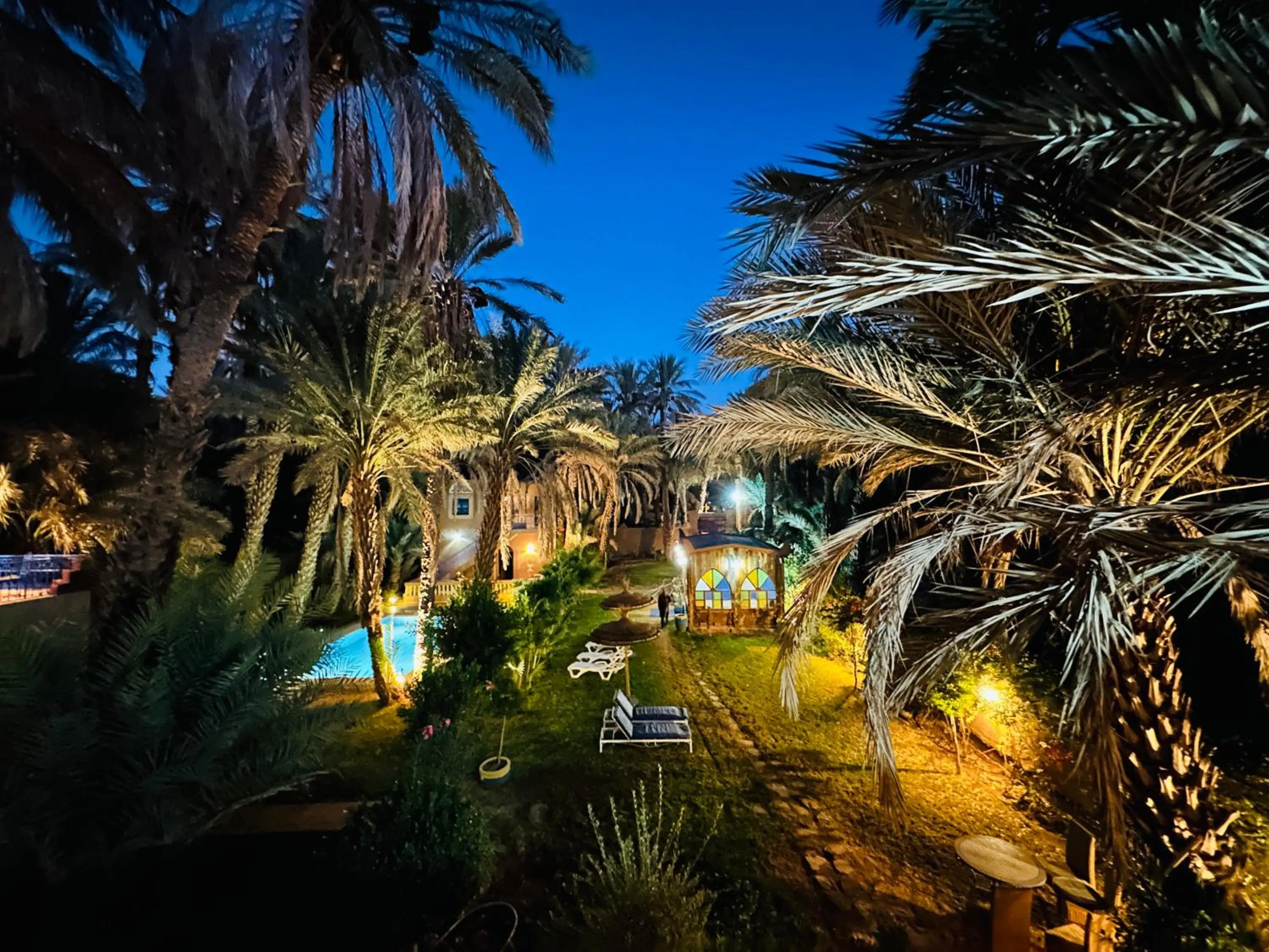 Garden in Riad Soleil du Monde